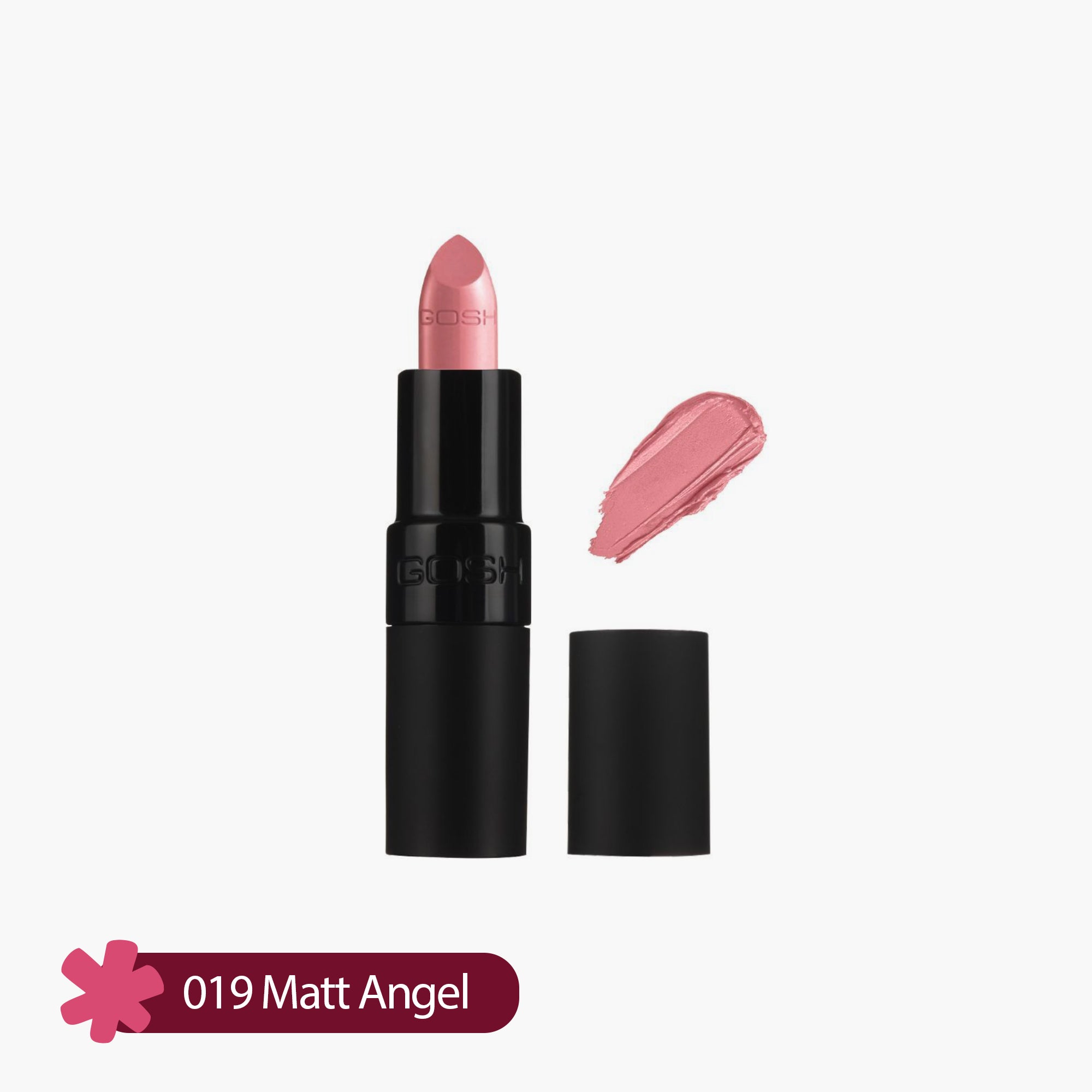 Gosh Velvet Touch Lipstick 019 Matt Angel 4gm