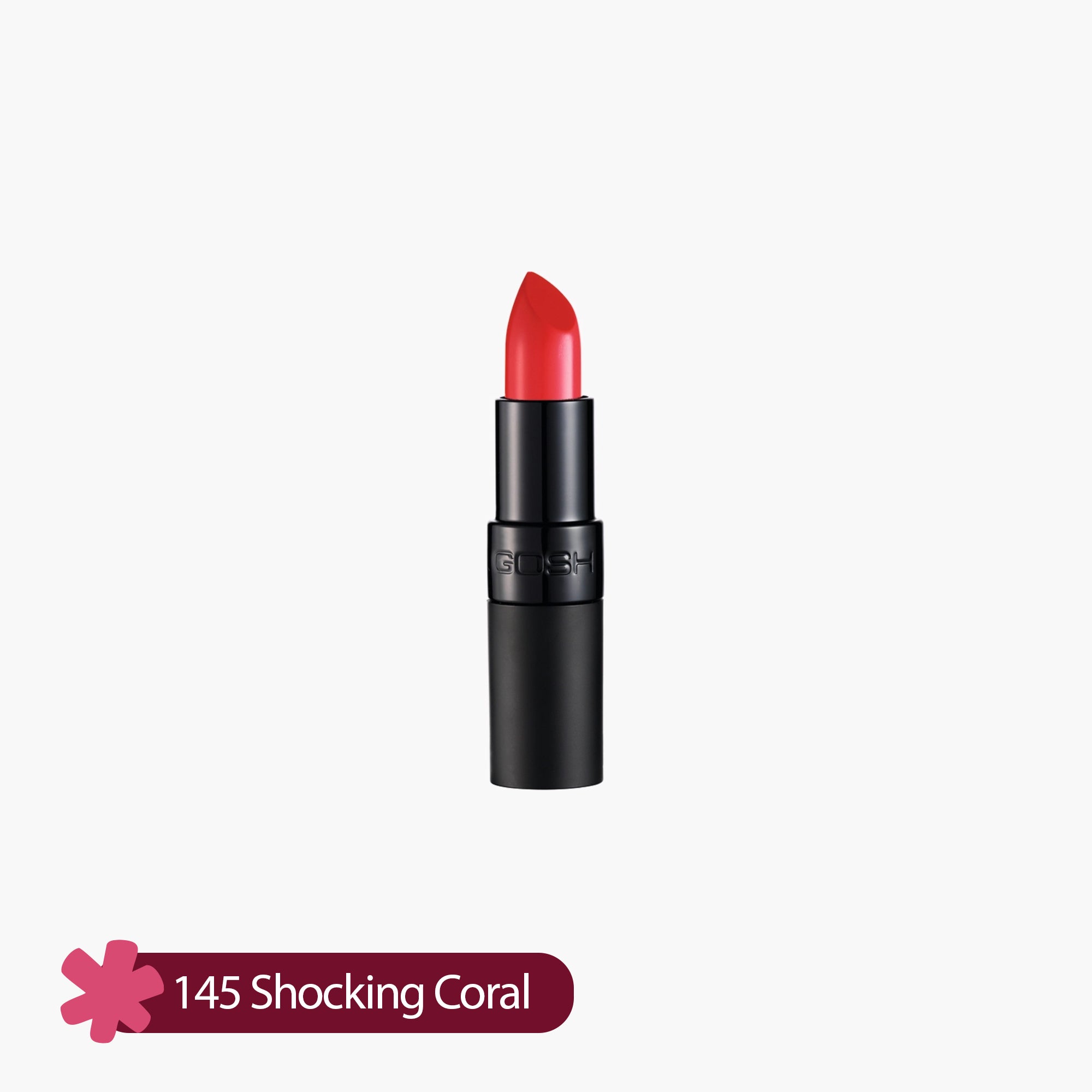 Gosh Velvet Touch Lipstick 145 Shocking Coral 4gm