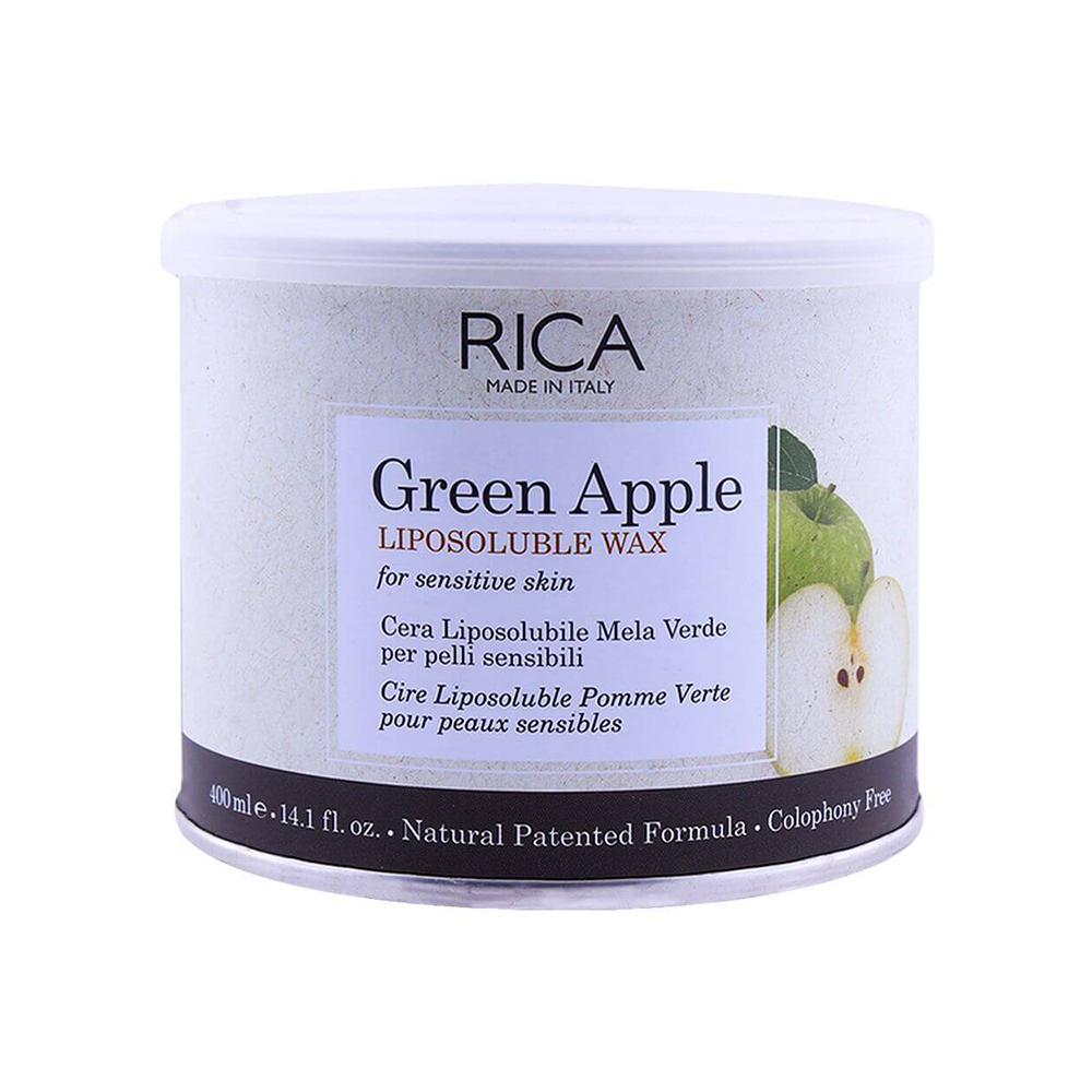 Rica Green Apple Liposoluble Wax For Sensitive Skin 400ml