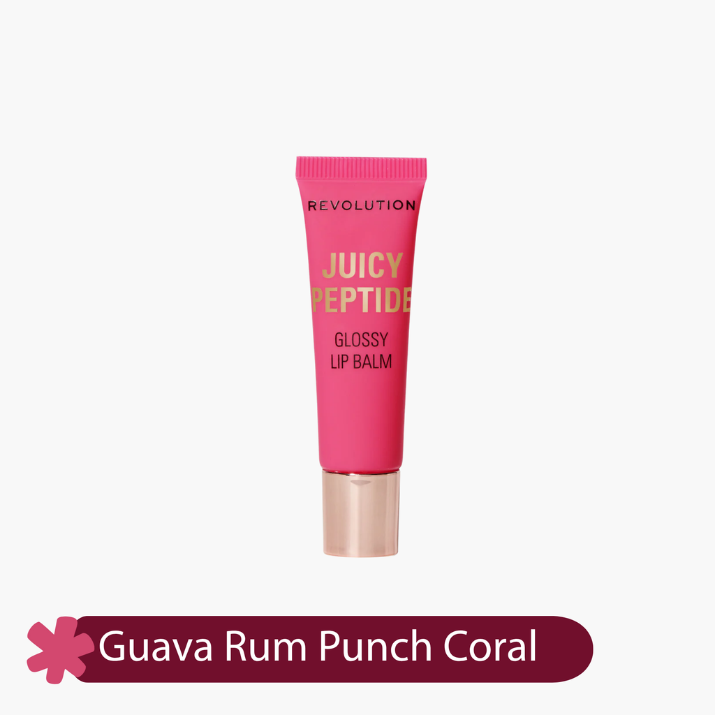 Revolution Juicy Peptide Lip Balm Guava Rum Punch Coral 8ml