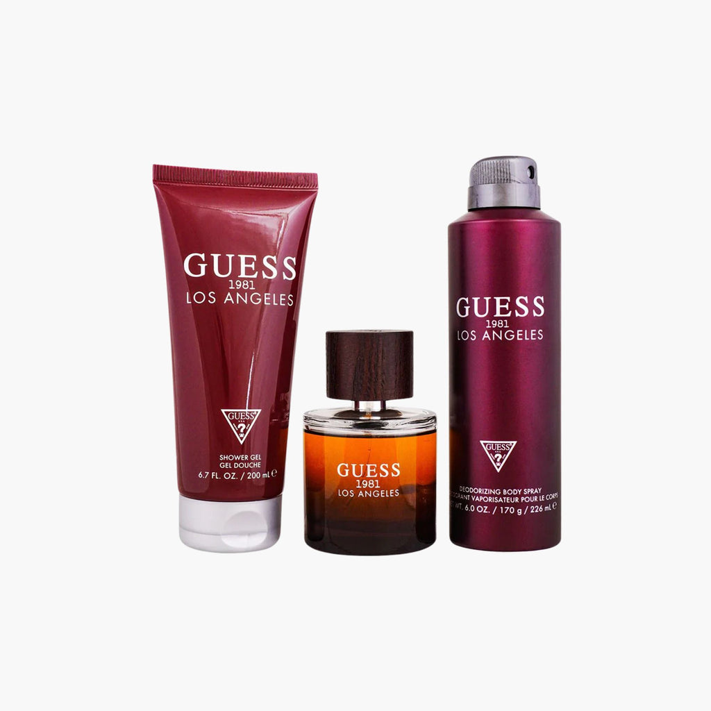 Guess 1981 Los Angeles Men 3 Piece Gift Set