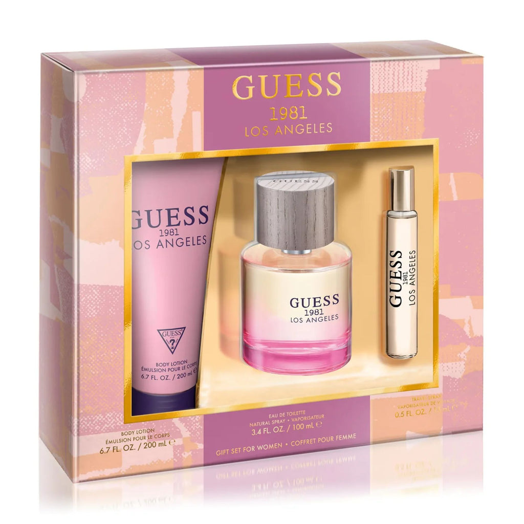 Guess 1981 Los Angeles Women 3 Piece Gift Set