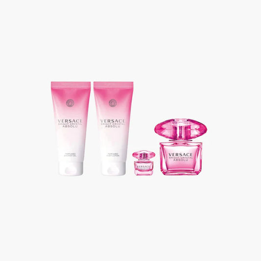 Versace Bright Crystal Absolu Women 4 Piece Gift Set