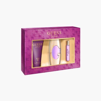 Guess Gold Women 3 Piece Gift Set