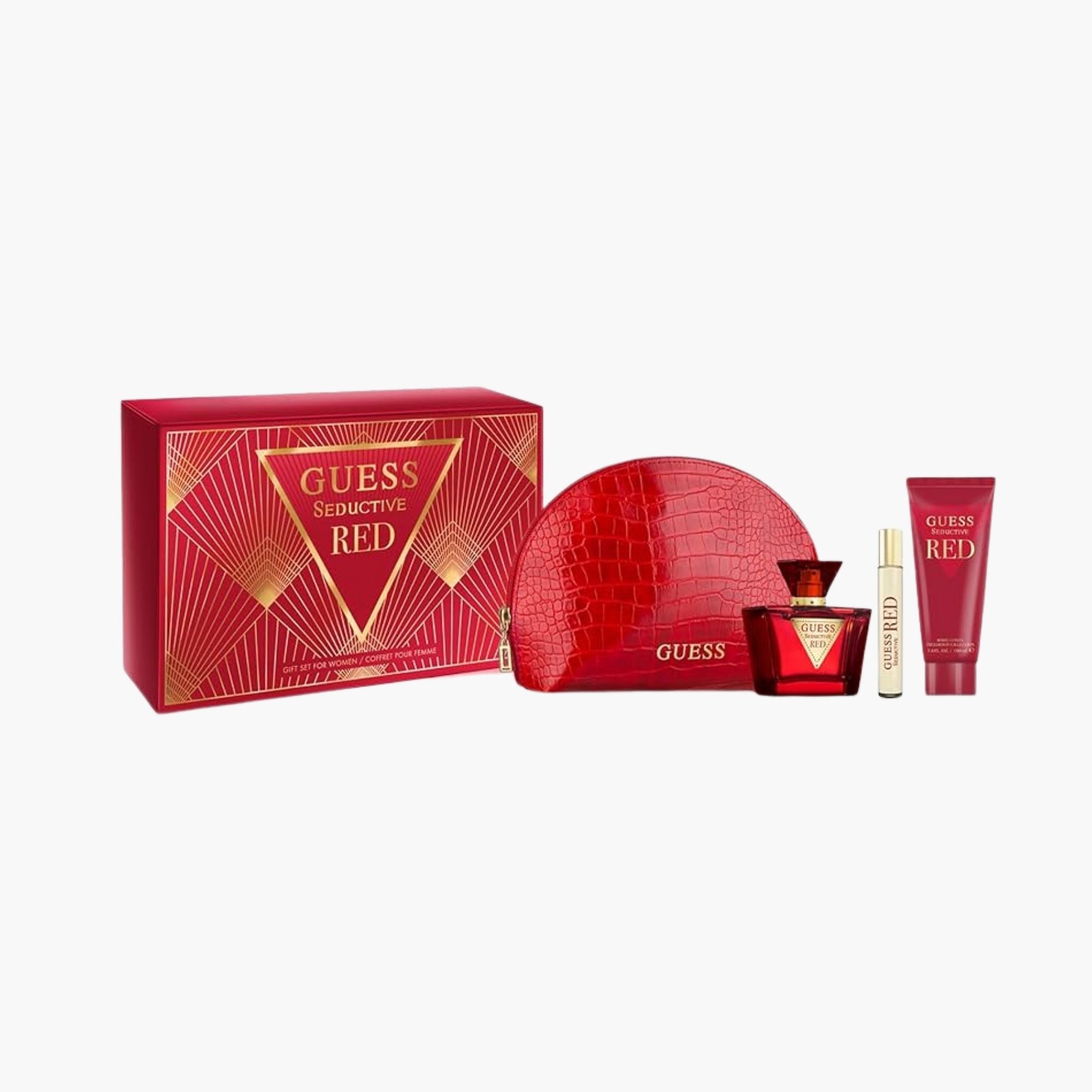 Guess Seductive Red Women 4 Piece Gift Set