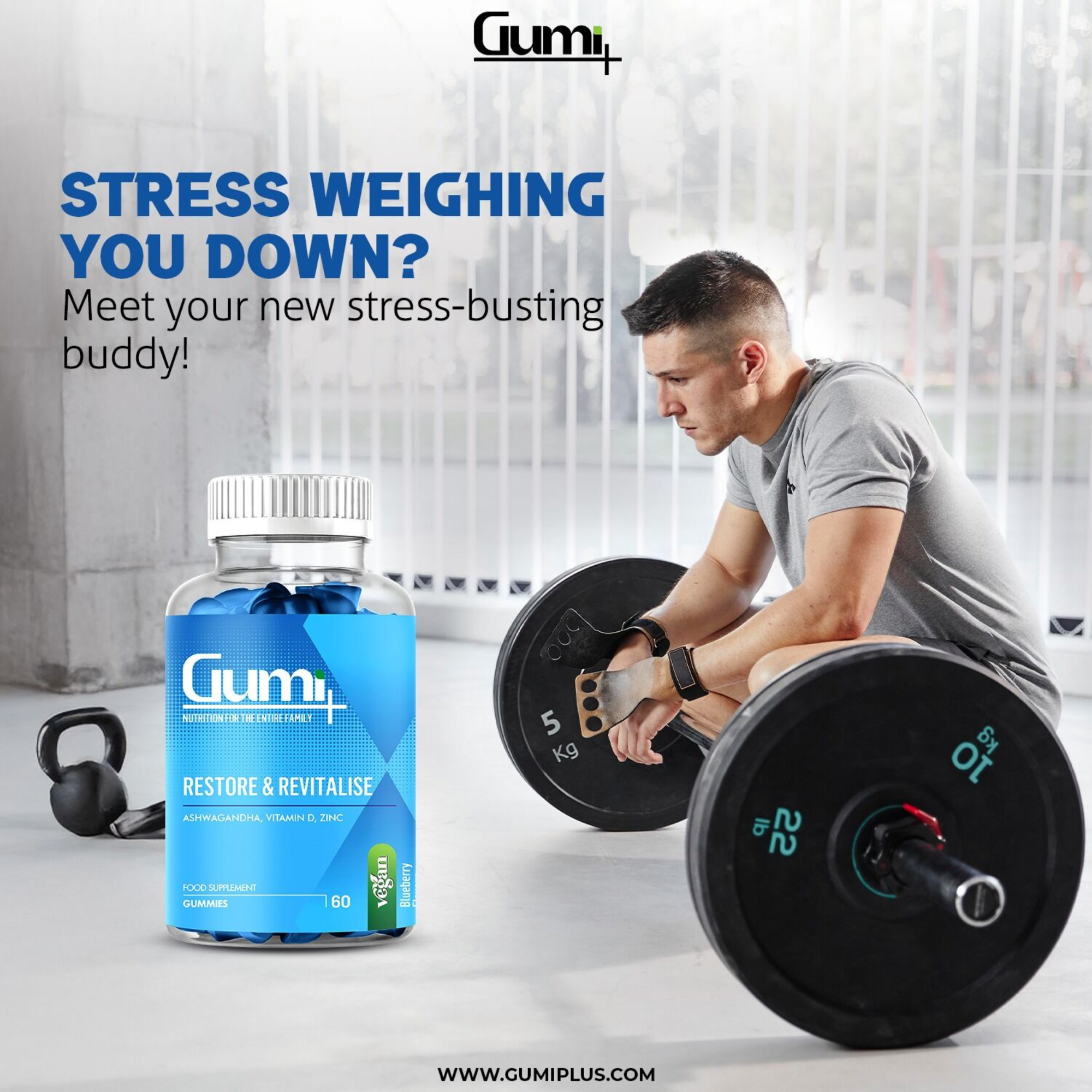 Gumi Plus Restore & Revitalize Food Supplement 60 Gummies Price