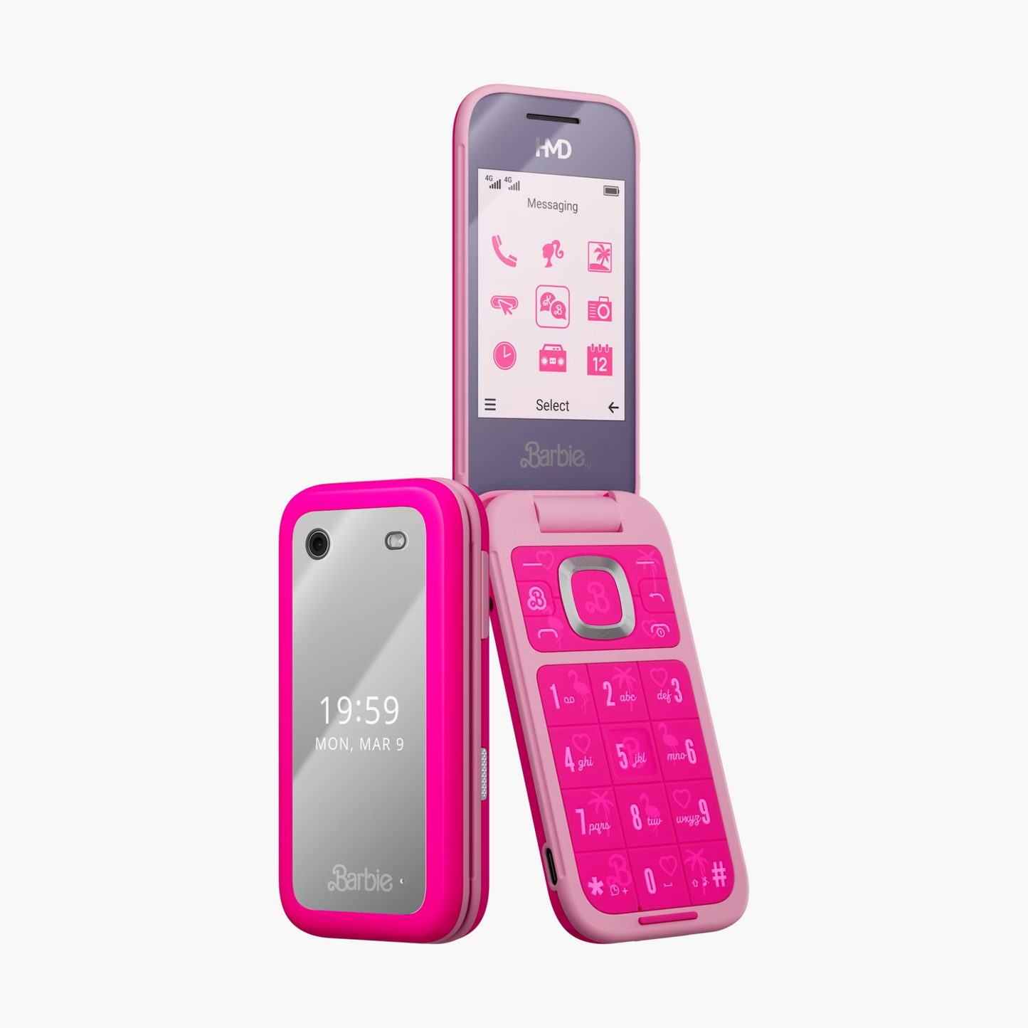 HMD Barbie Flip Phone Dual Sim