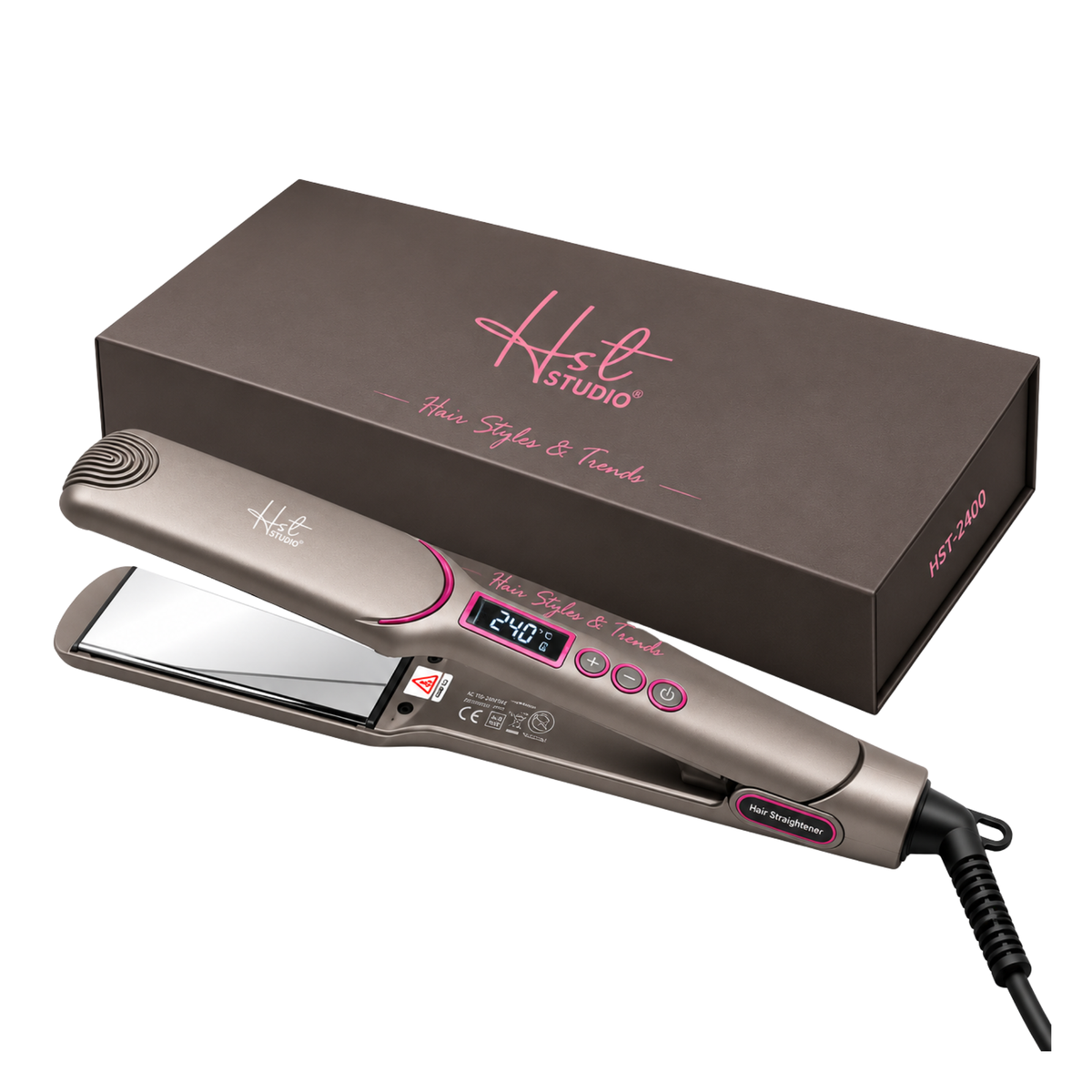 HST Studio Anti Static Keratin Protect Hair Straightener HST-9400