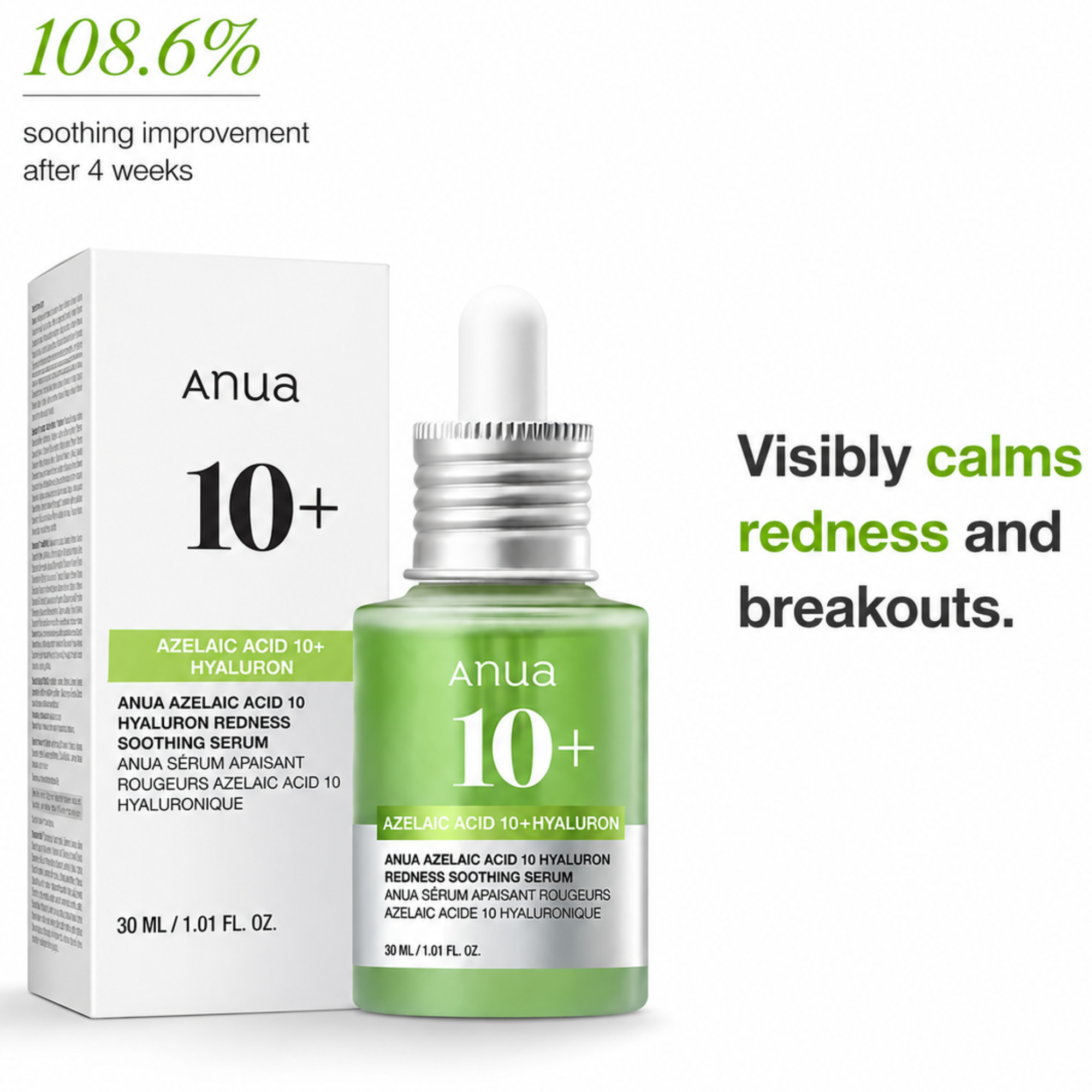 Anua Azelaic Acid 10 Hyaluron Redness Soothing Serum 30ml