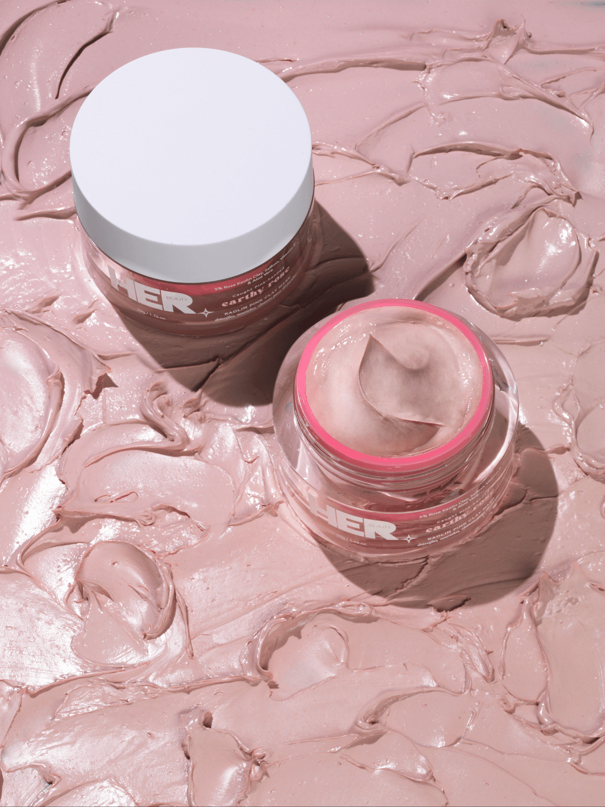 Her Beauty Earthy Rose Kaolin Pink Clay Mask 50gm Shop Now