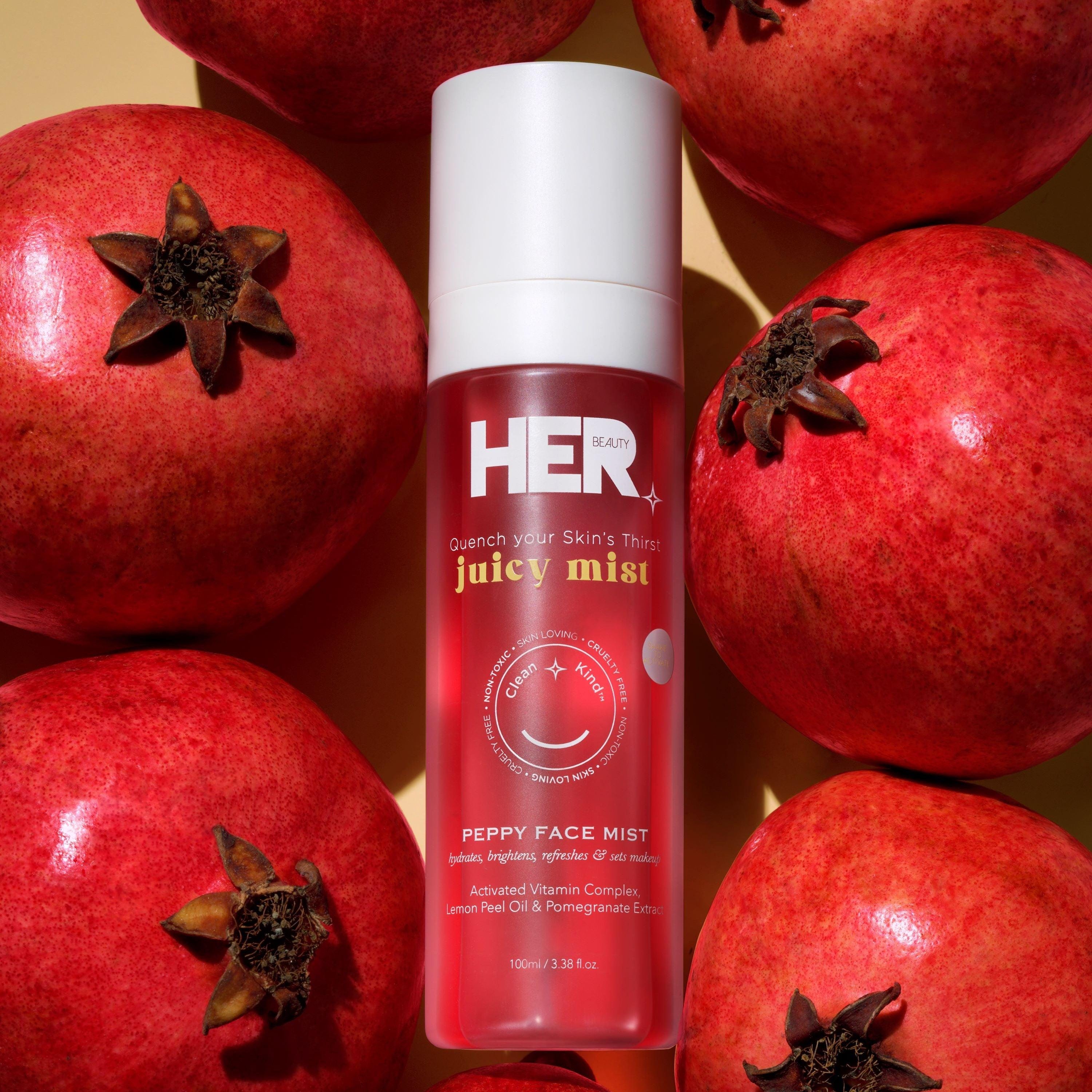 her beauty juicy mist peppy face mist 100ml review