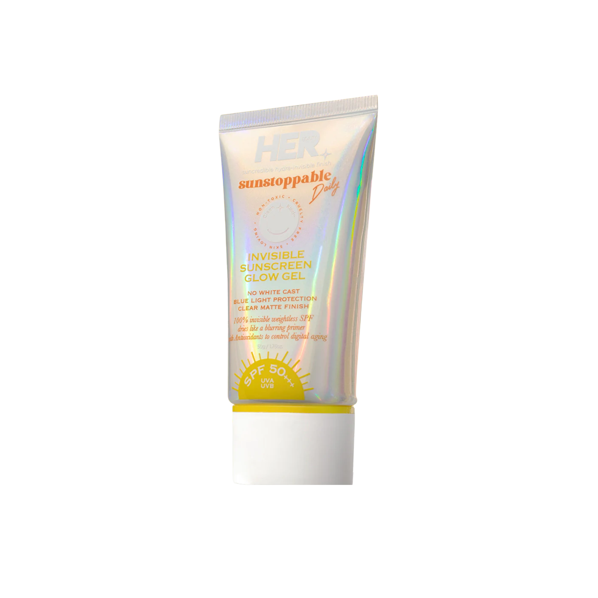 Her Beauty Sunstoppable Invisible Sunscreen Glow Gel SPF50+++ 50gm