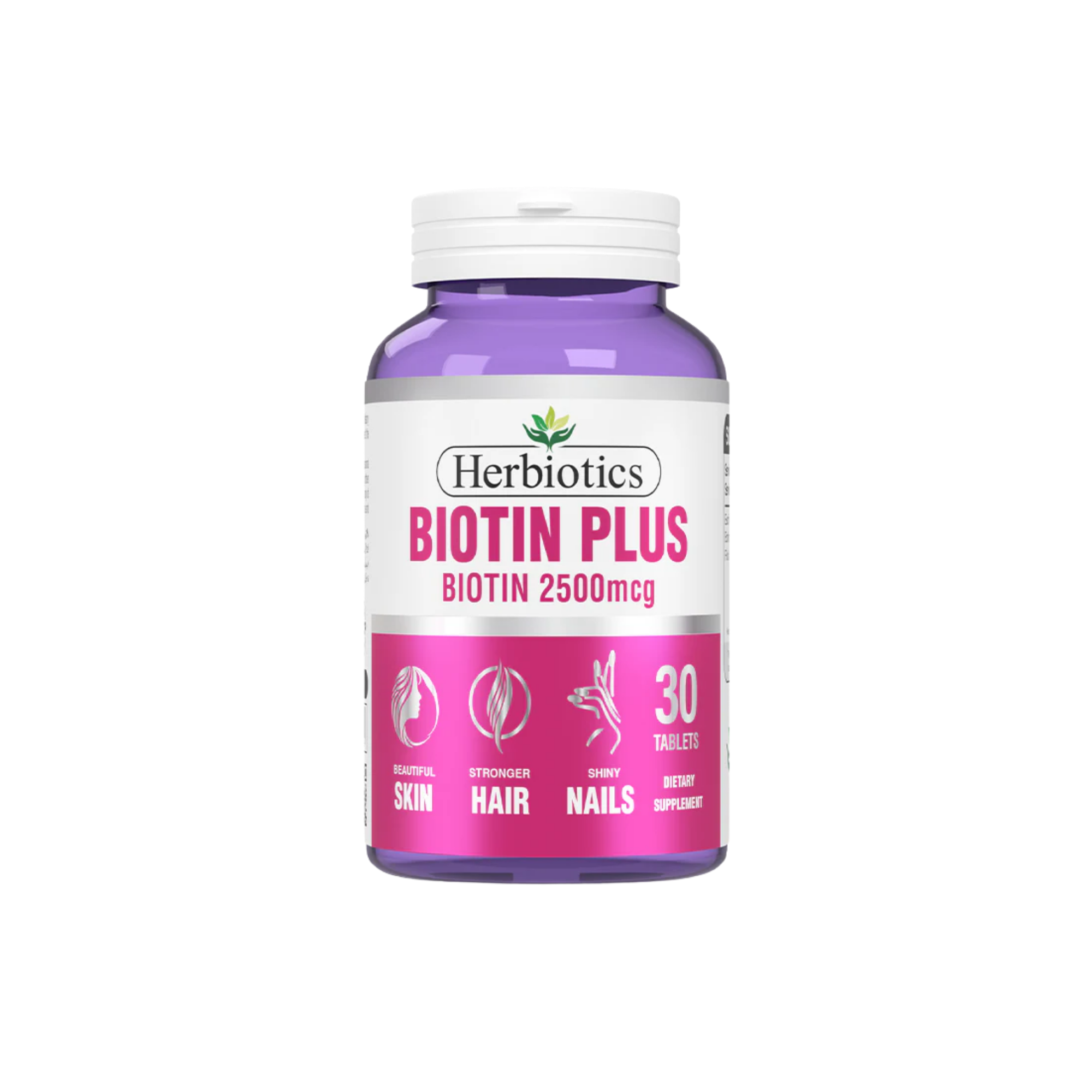 Herbiotics Biotin Plus Biotin 2500mcg Supplements 150 Tablets