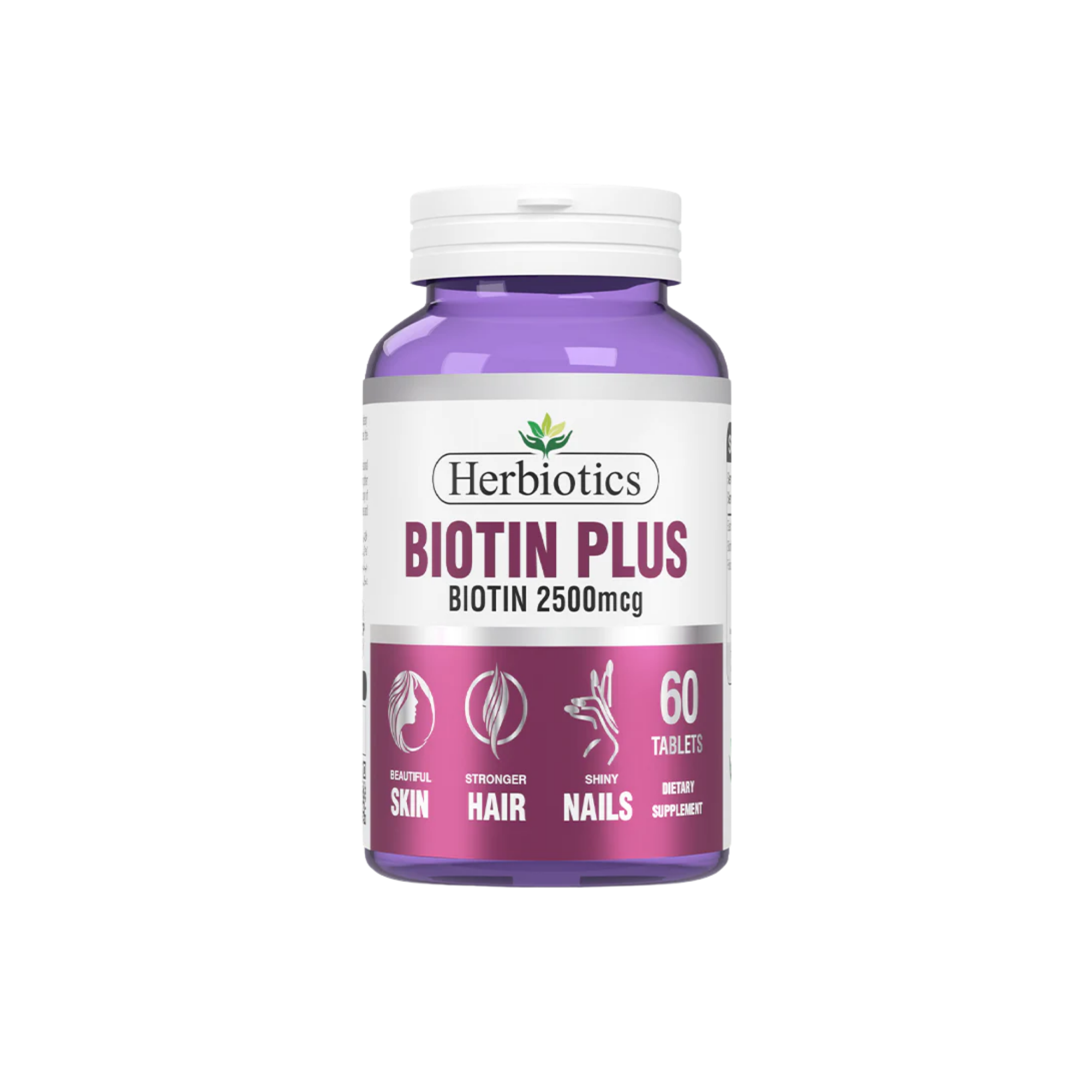 Herbiotics Biotin Plus Biotin 2500mcg Supplements 30 Tablets