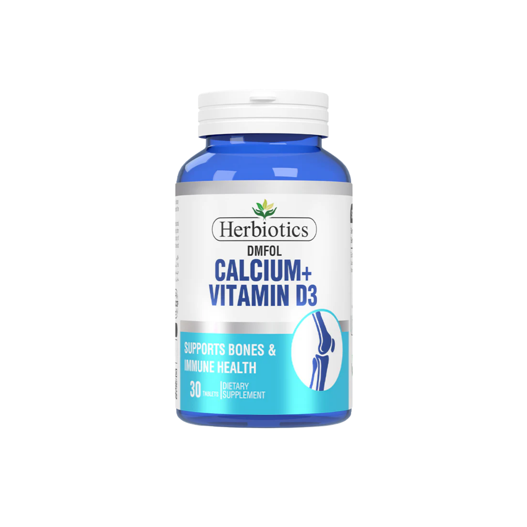 Herbiotics DMFOL Calcium + Vitamin D3 Supplements 30 Tablets