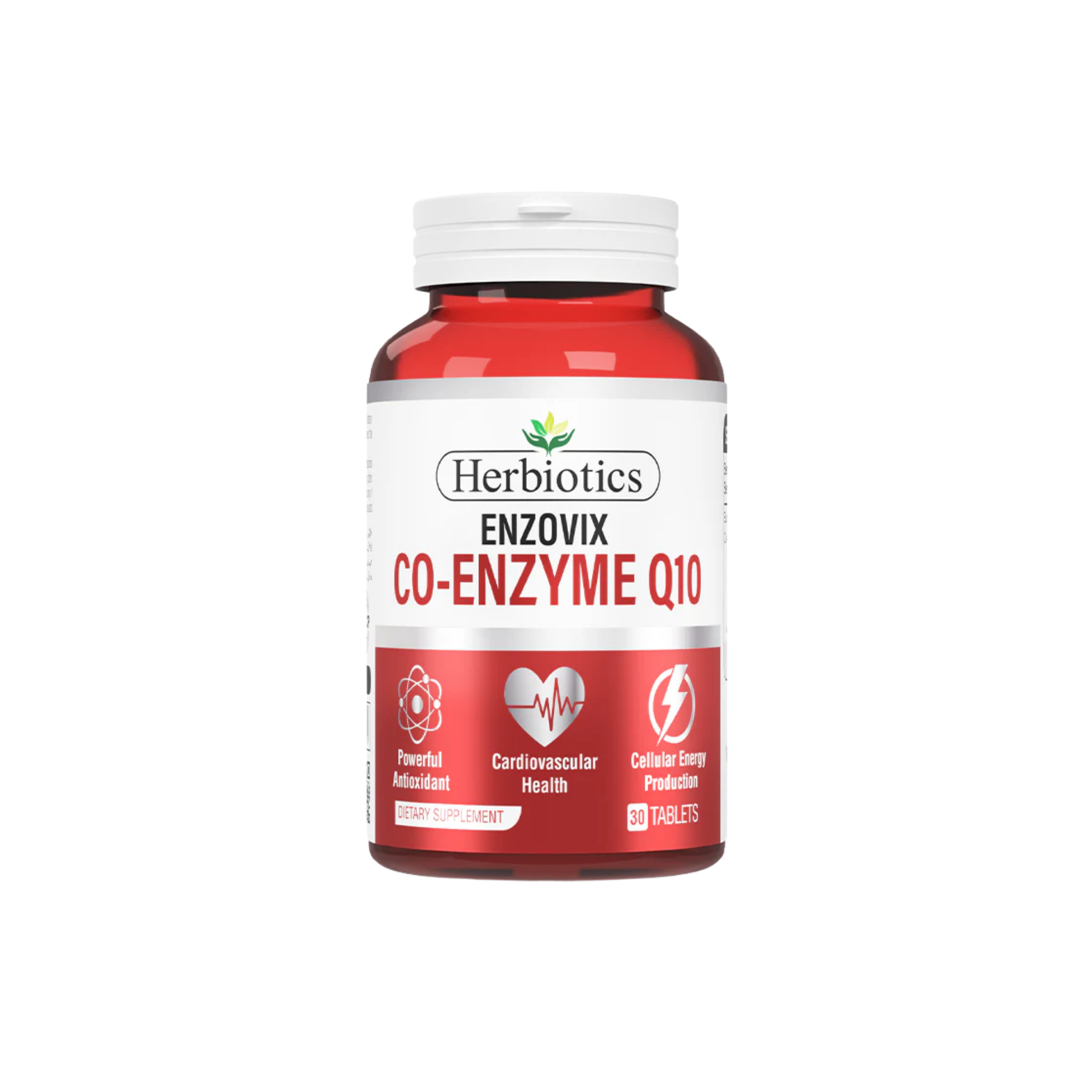 Herbiotics Enzovix Coenzyme Q10 Heart & Energy Support Supplements