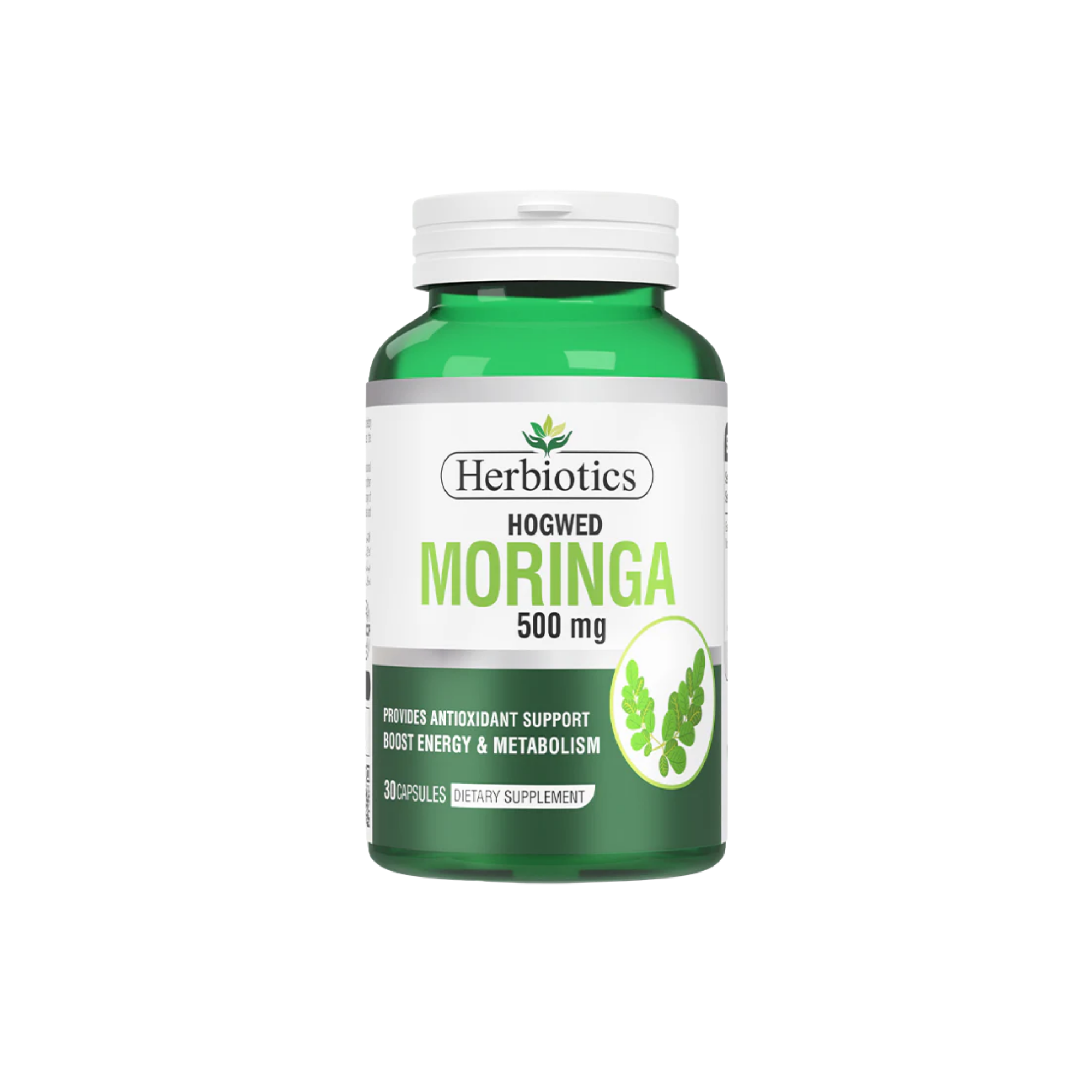 Herbiotics Hogwed Moringa 500mg Supplements
