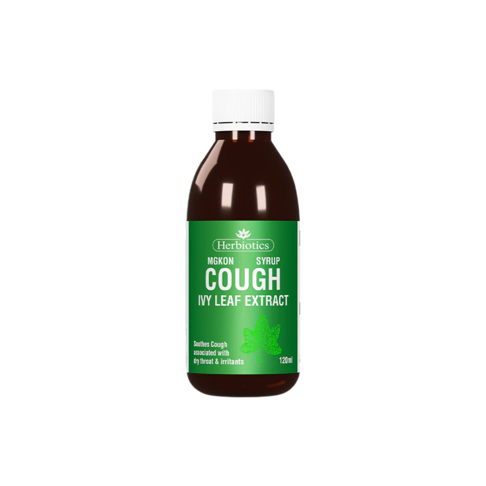 Herbiotics Mgkon Cough Ivy Leaf Extract Syrup 120ml