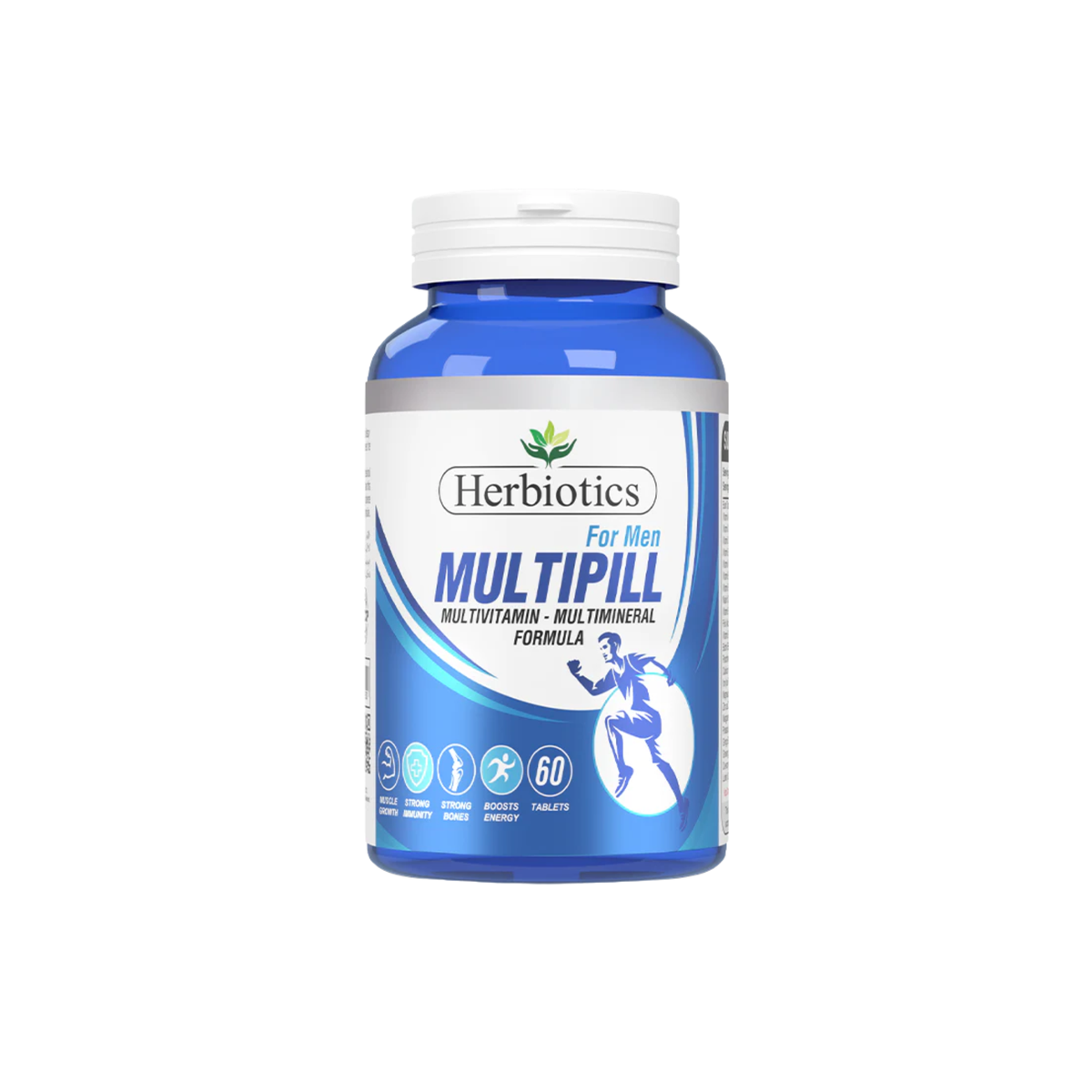 Herbiotics Multipill Men's Multivitamin For Men Supplements 60 Tablets