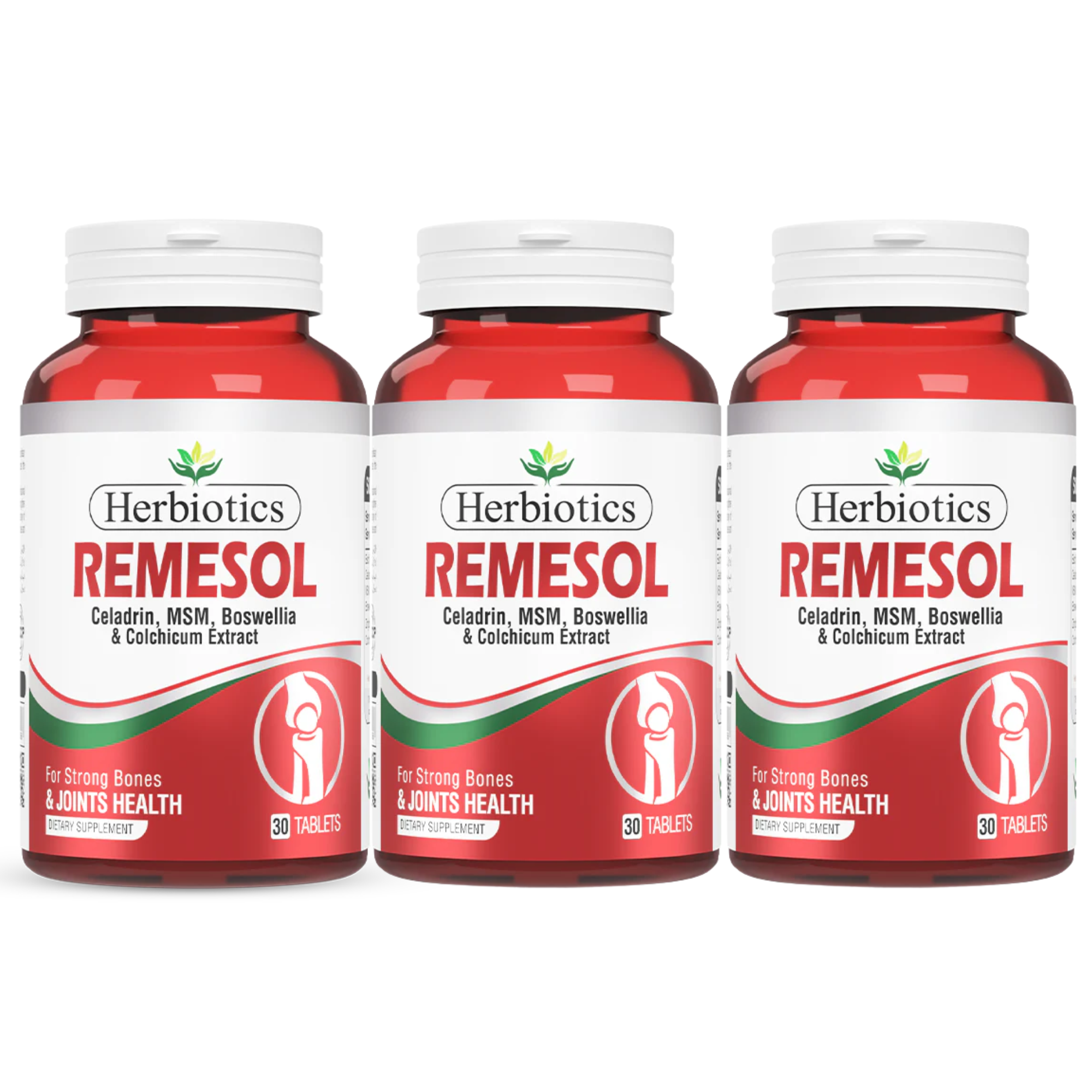 Herbiotics Remesol Celadrin MSM Boswellia Joint Support Supplements 90 Tablets