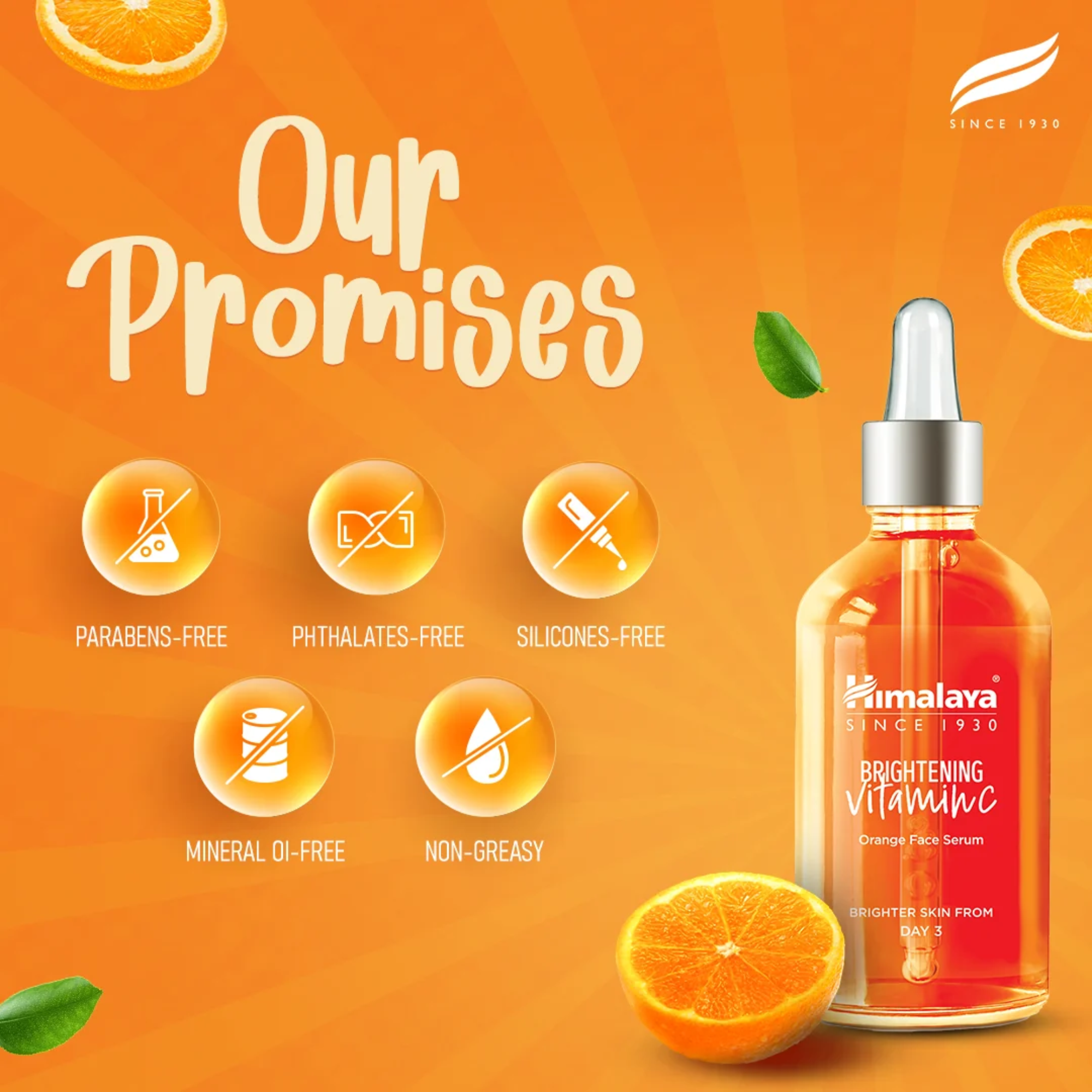 Himalaya Brightening Vitamin C Orange Serum