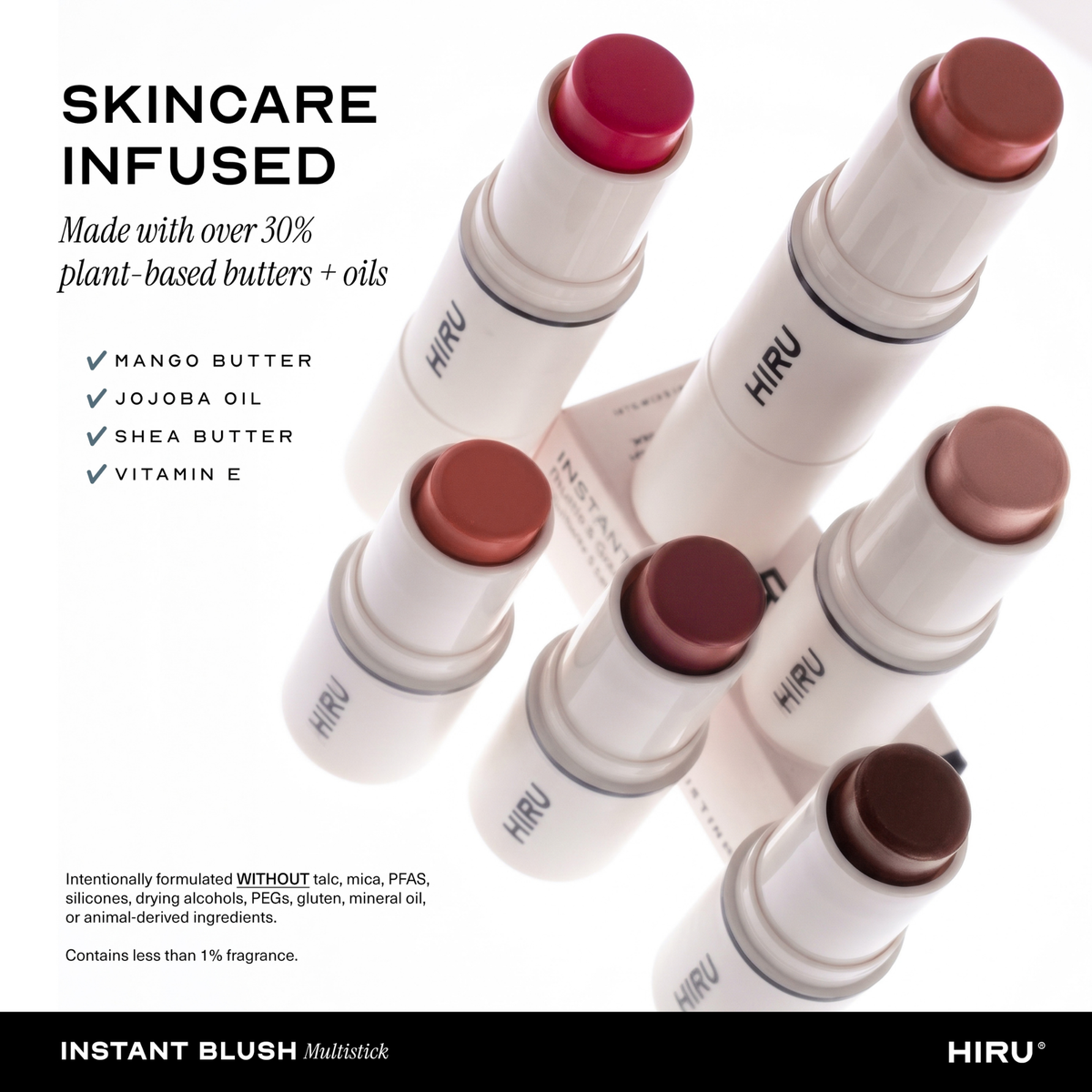 HIRU Instant Blush Multistick Modest Rose