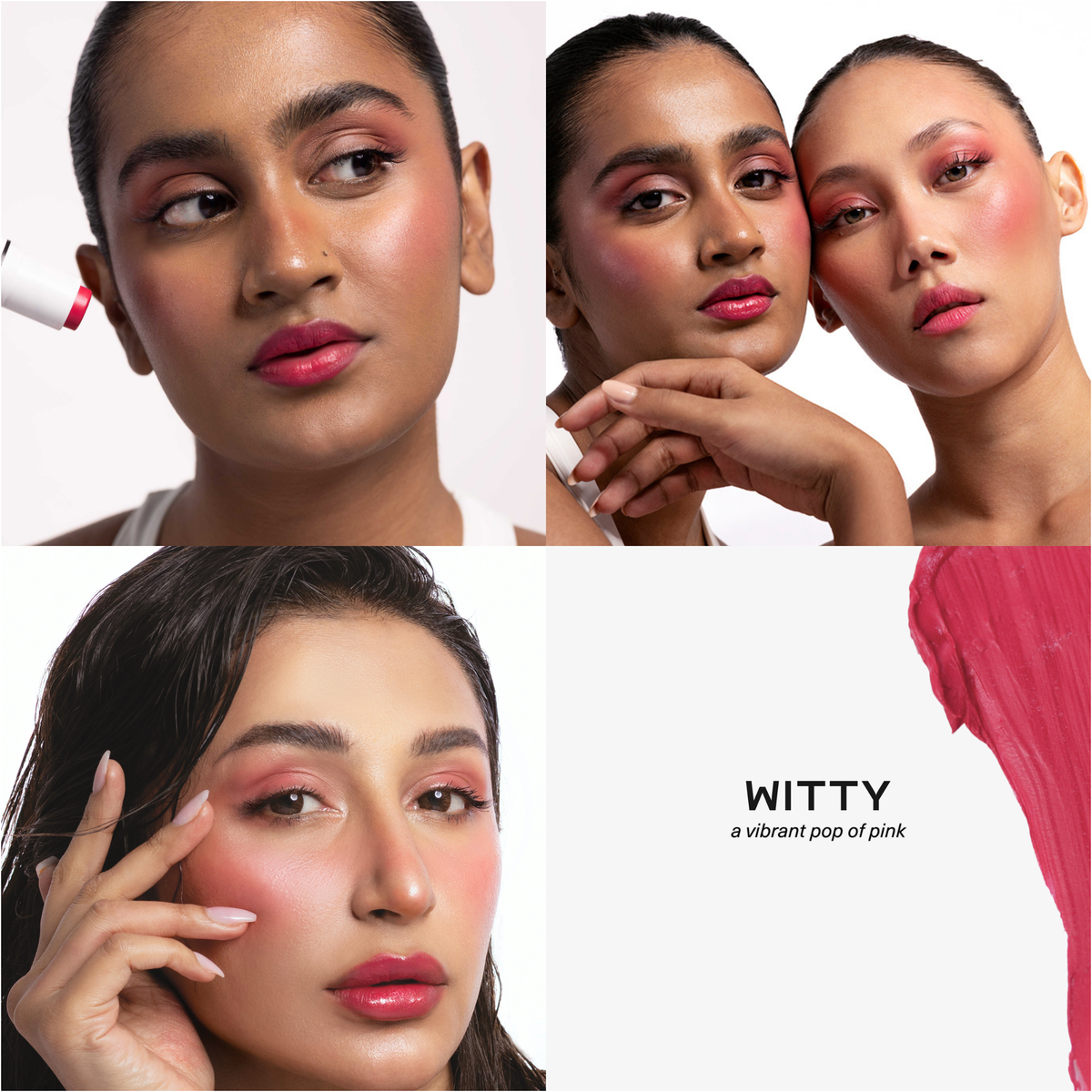 HIRU Instant Blush Multistick Witty Pink