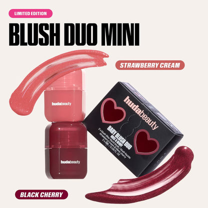 Huda Beauty Baby Blush Duo Rose & Berry 2 Piece