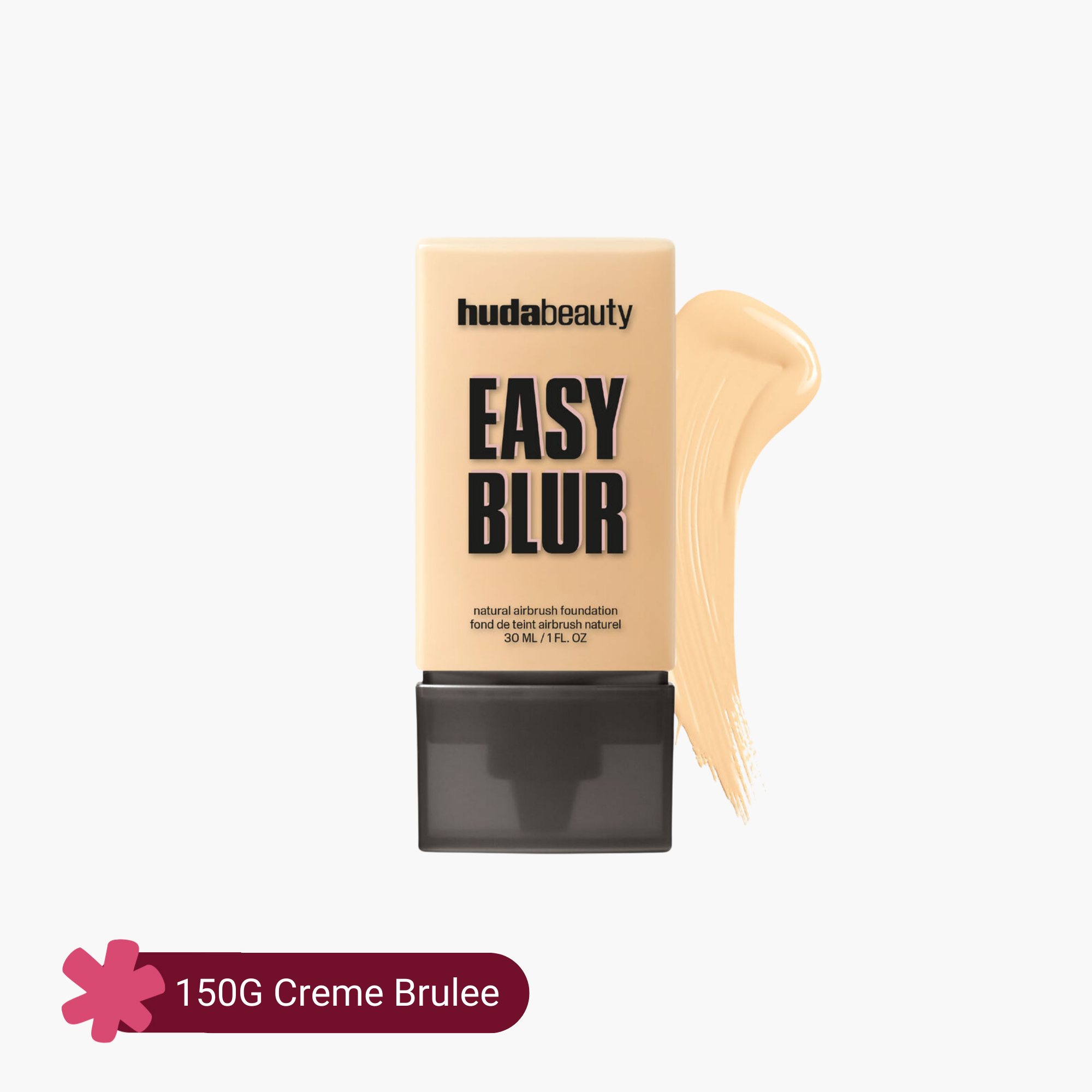 Huda Beauty Easy Blur Natural Airbrush Foundation 150G Creme Brulee 30ml