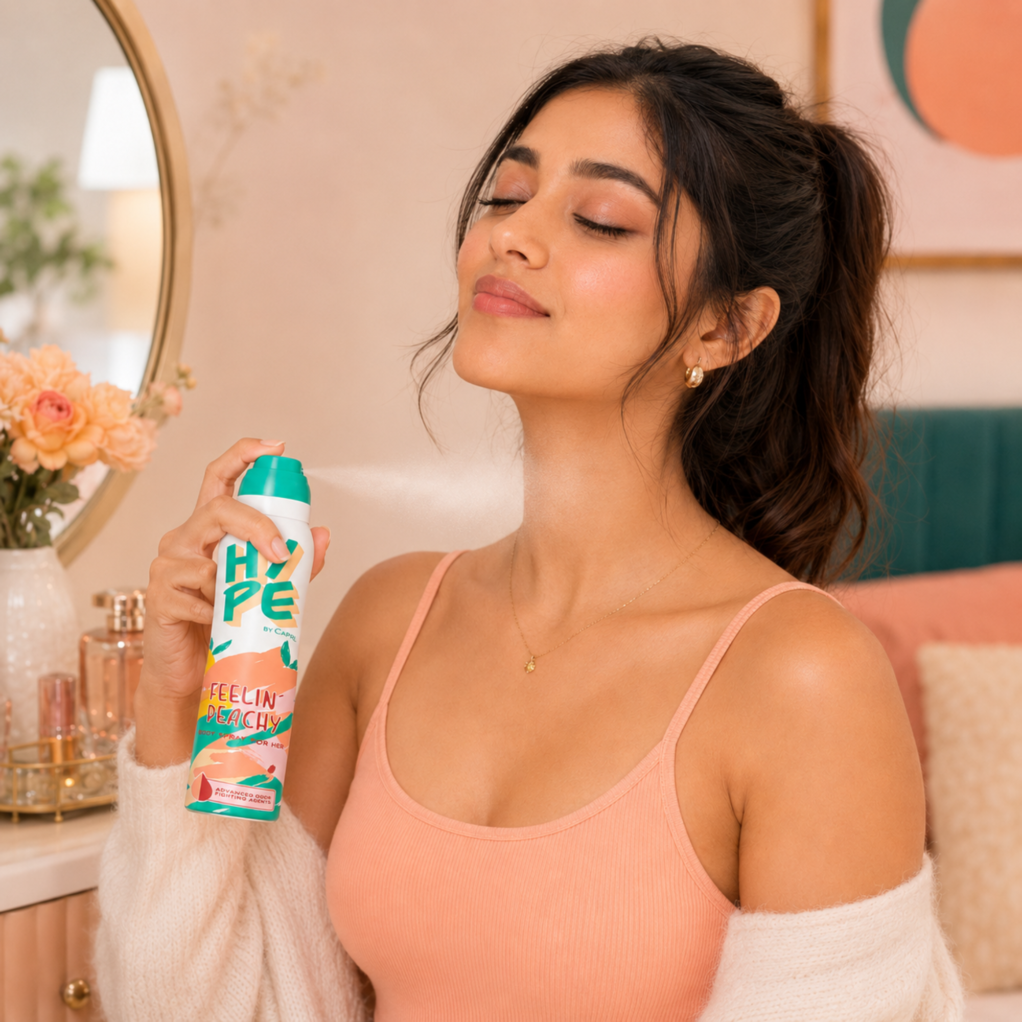Hype Feelin' Peachy Body Spray For Women