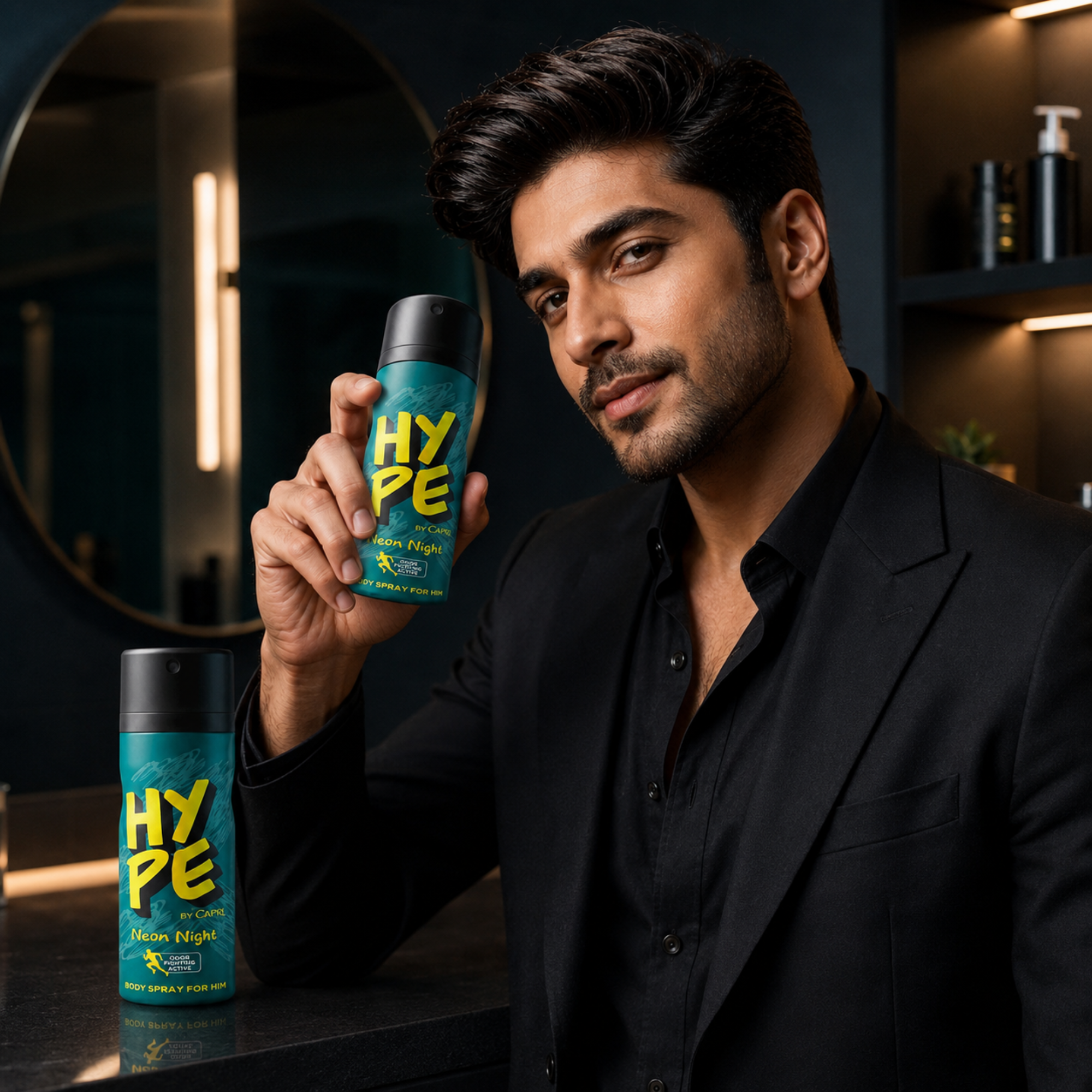 Hype Neon Night Body Spray For Men