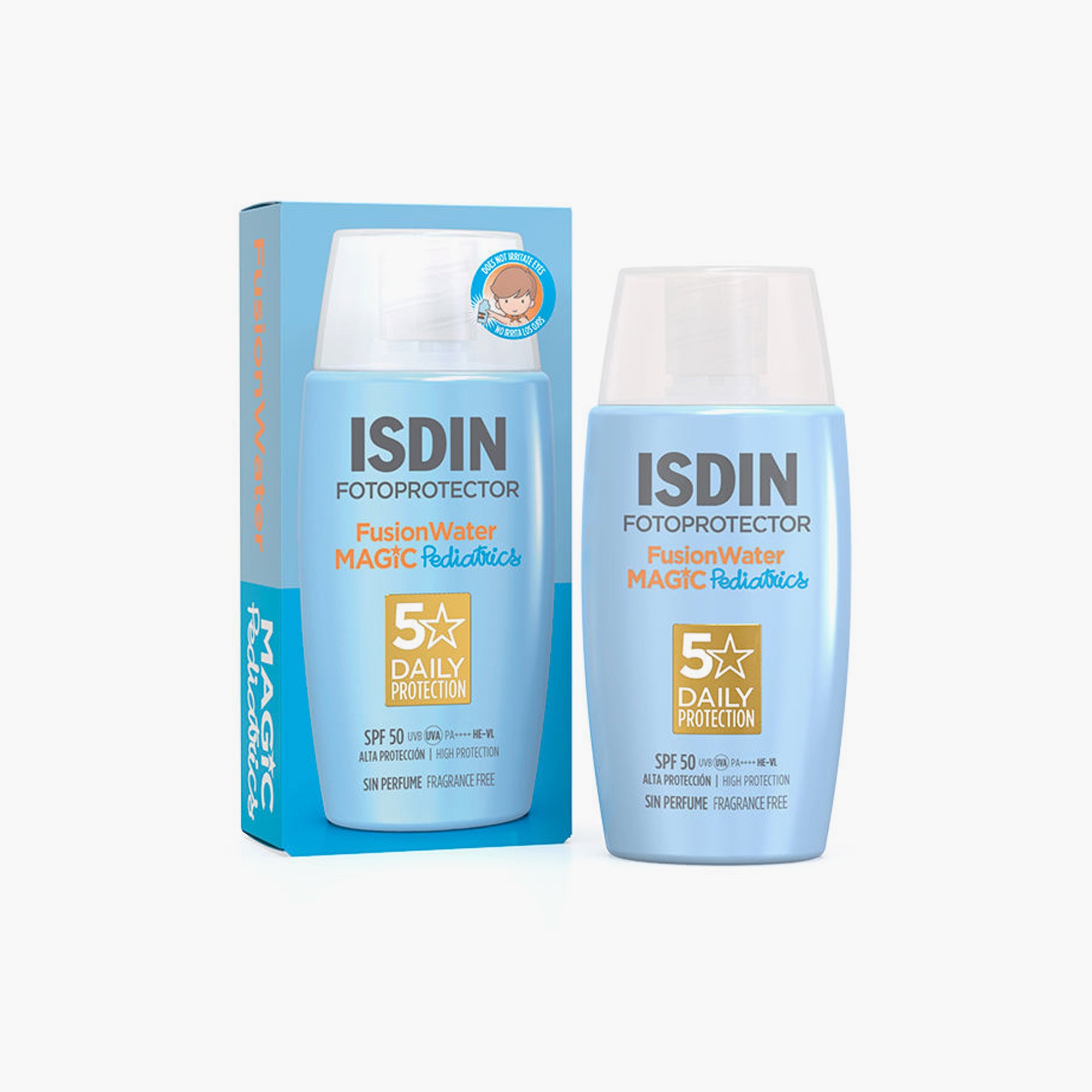 ISDIN Fotoprotector Fusion Water Magic Pediatrics SPF50 PA++++ UVA Sunscreen 50ml
