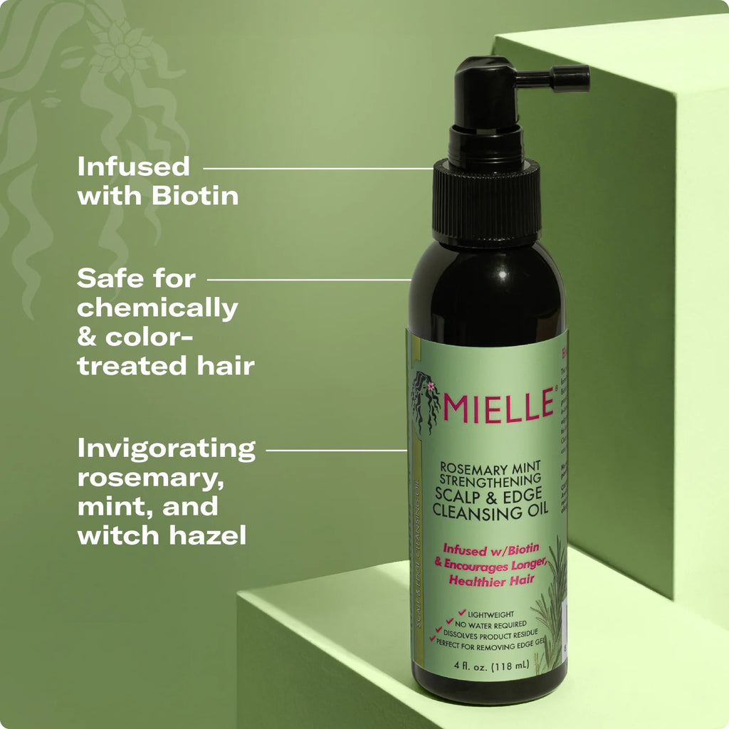 Mielle Rosemary Mint Strengthening Scalp & Edge Cleansing Oil 118ml