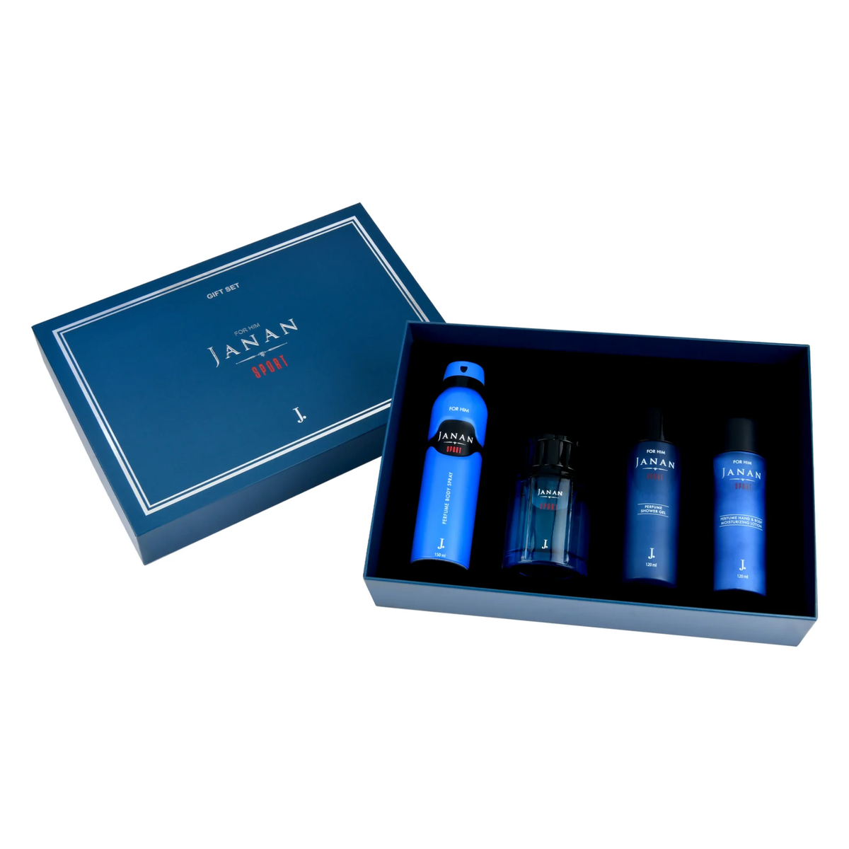 J. Janan Sports Eau De Parfum Gift Set For Him