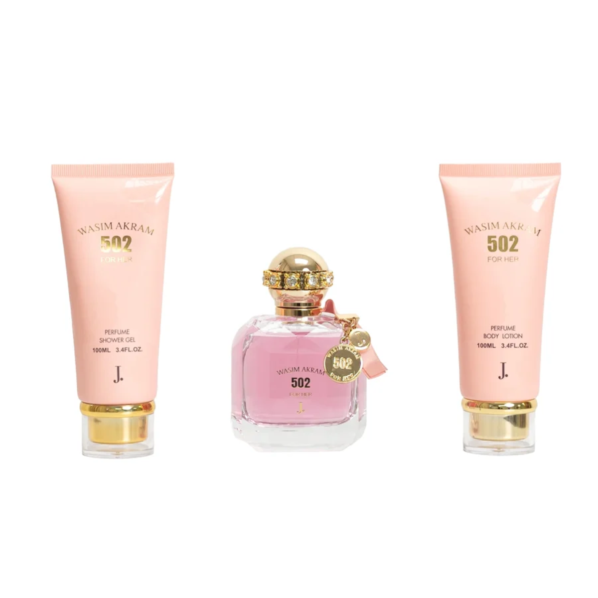 J. Wasim Akram 502 Eau De Parfum Gift Set For Her