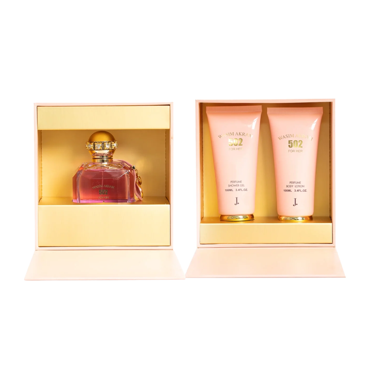 J. Wasim Akram 502 Eau De Parfum Gift Set For Her