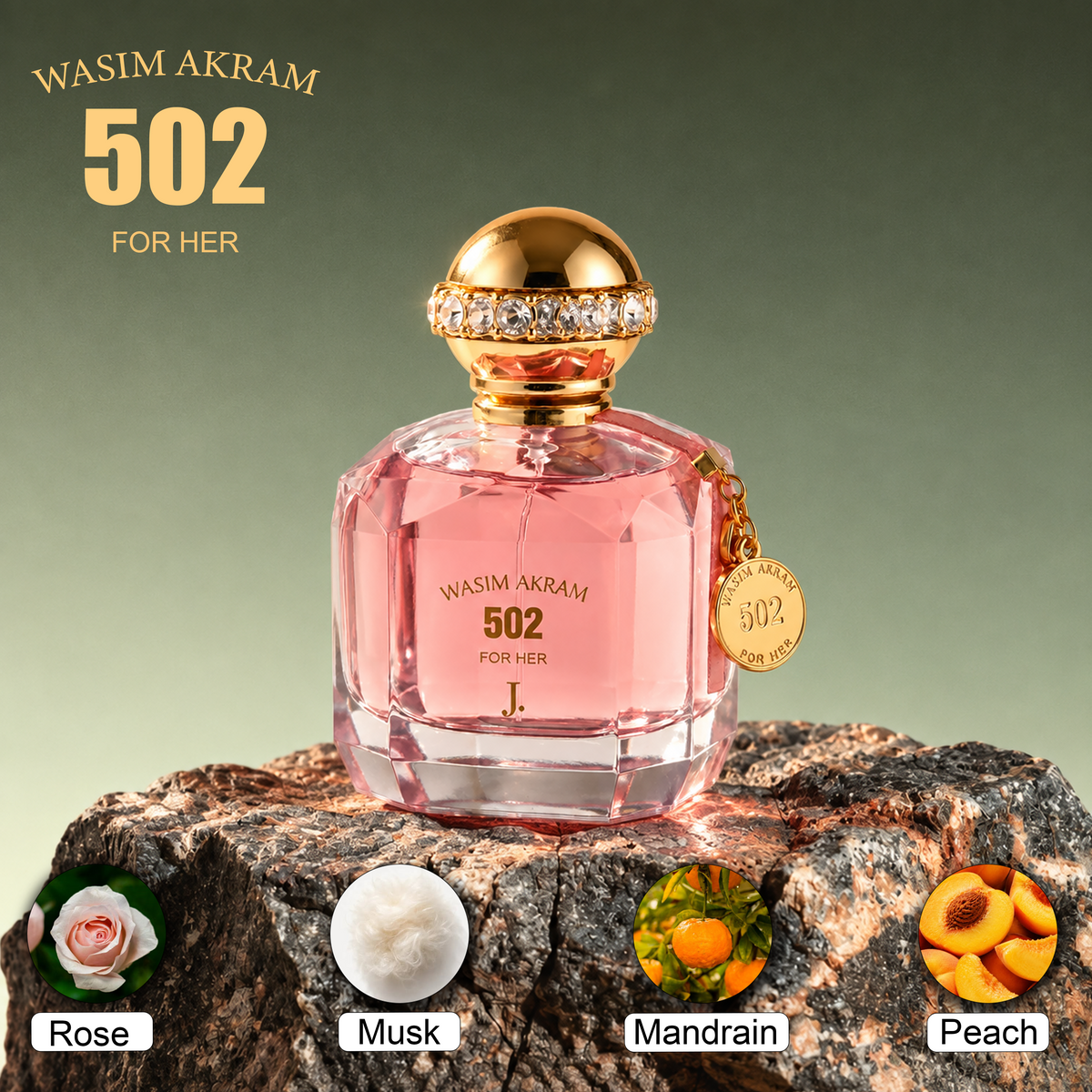 J. Wasim Akram 502 Eau De Parfum For Her