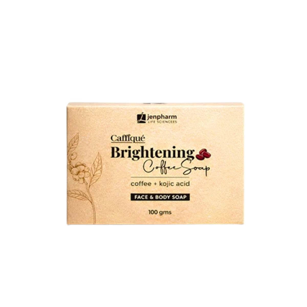 Jenpharm Brightening Coffee Face & Body Soap 100gm