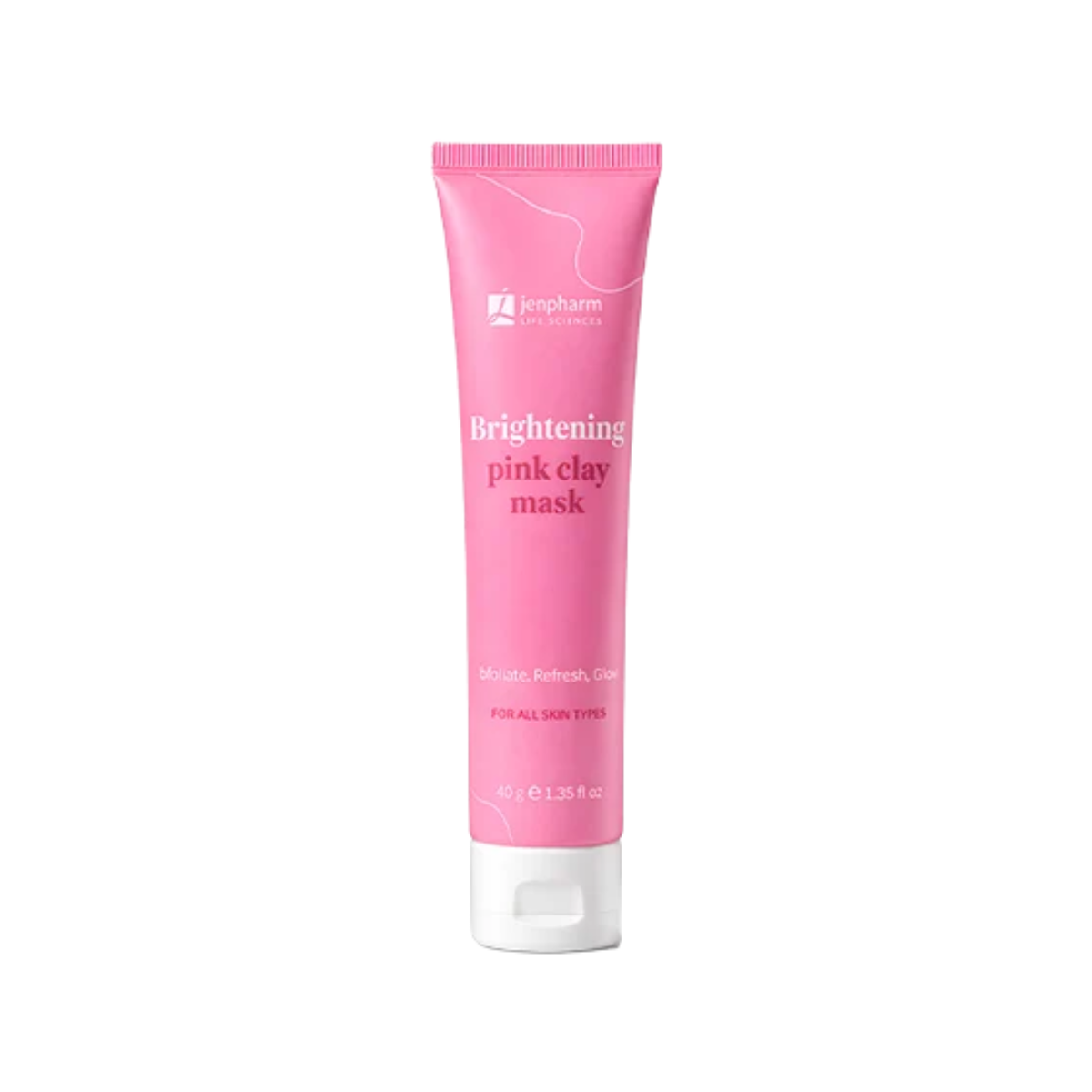 Jenpharm Brightening Pink Clay Mask For All Skin Types 40gm