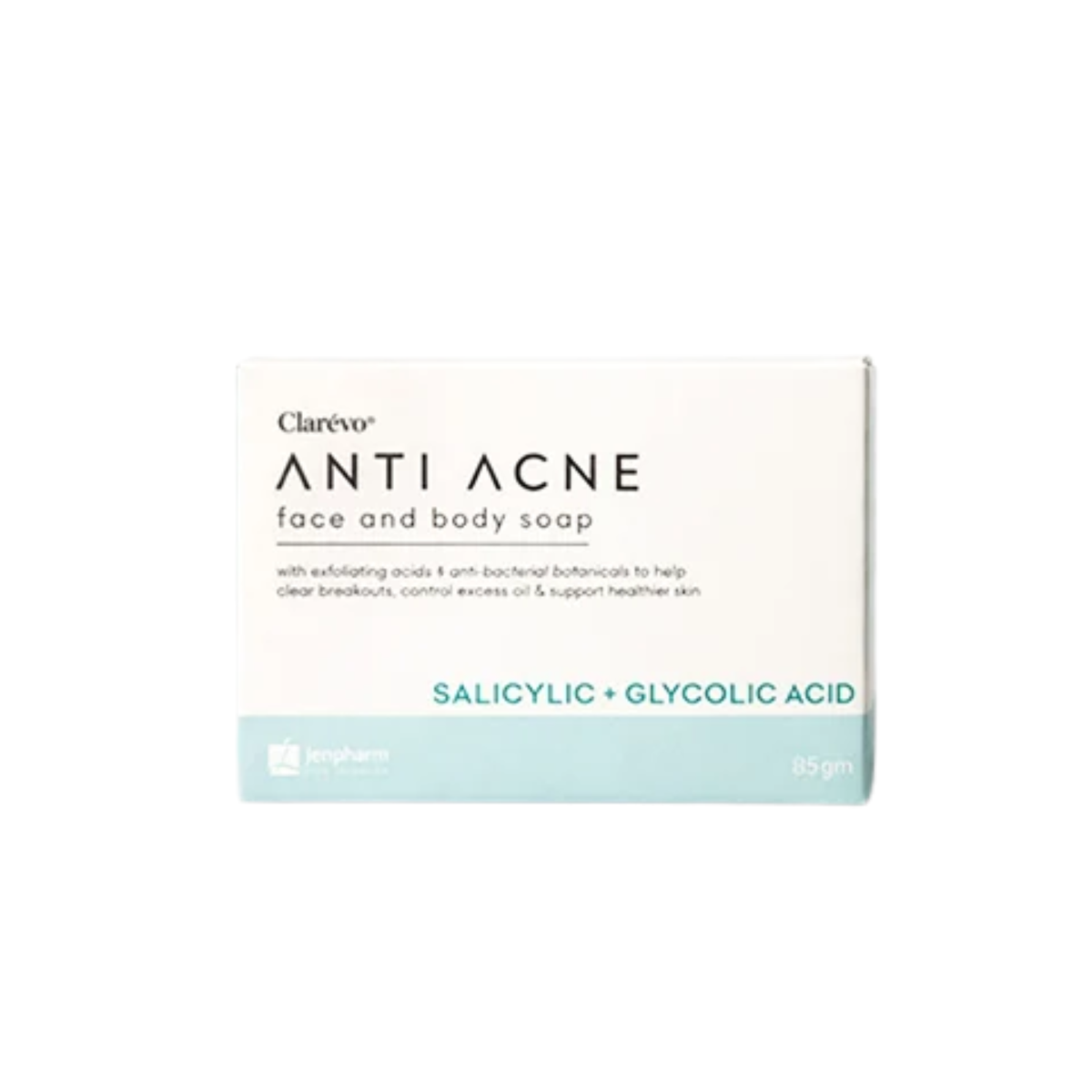 Jenpharm Clarevo Anti-Acne Face & Body Soap