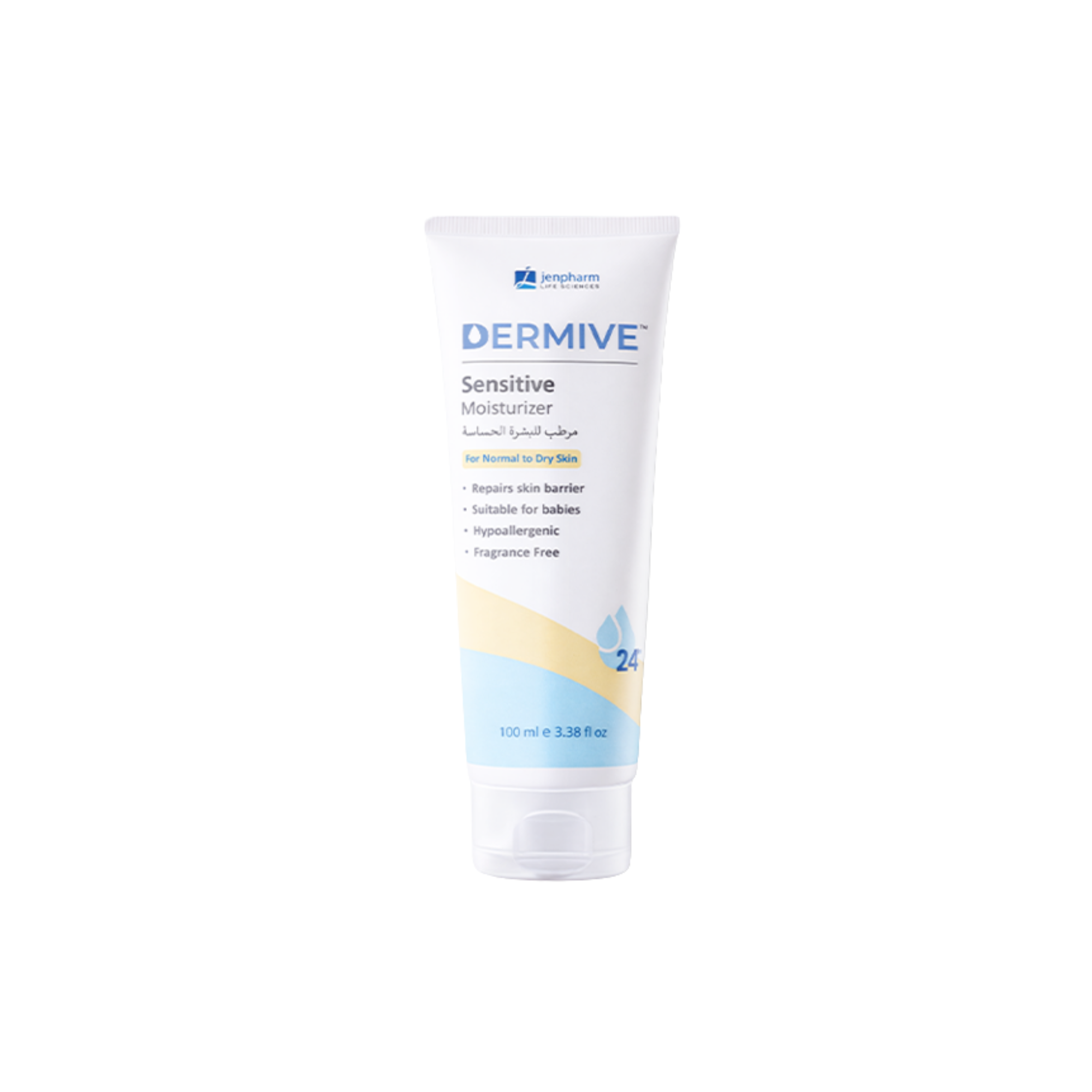 Jenpharm DermiVe Sensitive Moisturizer For Normal To Dry Skin 100ml