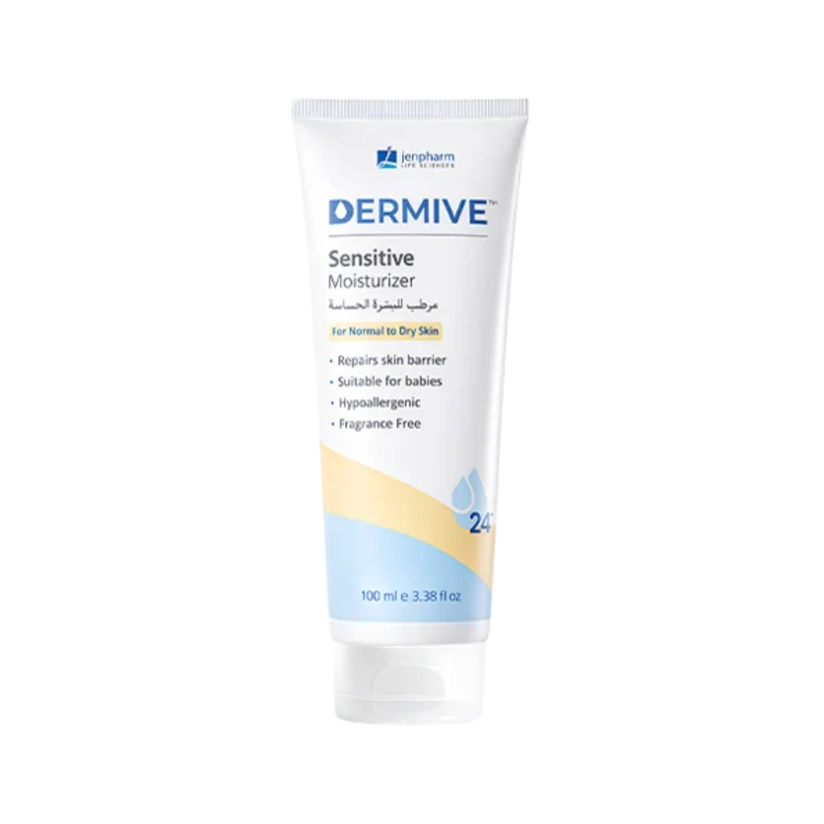 Jenpharm DermiVe Sensitive Moisturizer For Normal To Dry Skin 100ml