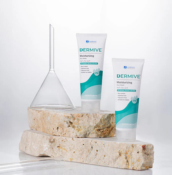 jenpharm dermive moisturizing face wash for normal to dry skin 100ml review