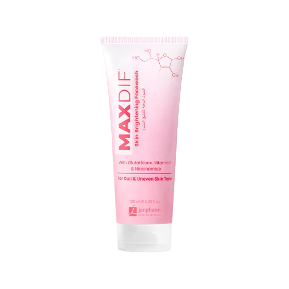 Jenpharm MAXdif Instant Brightening Face Wash Gel 100ml