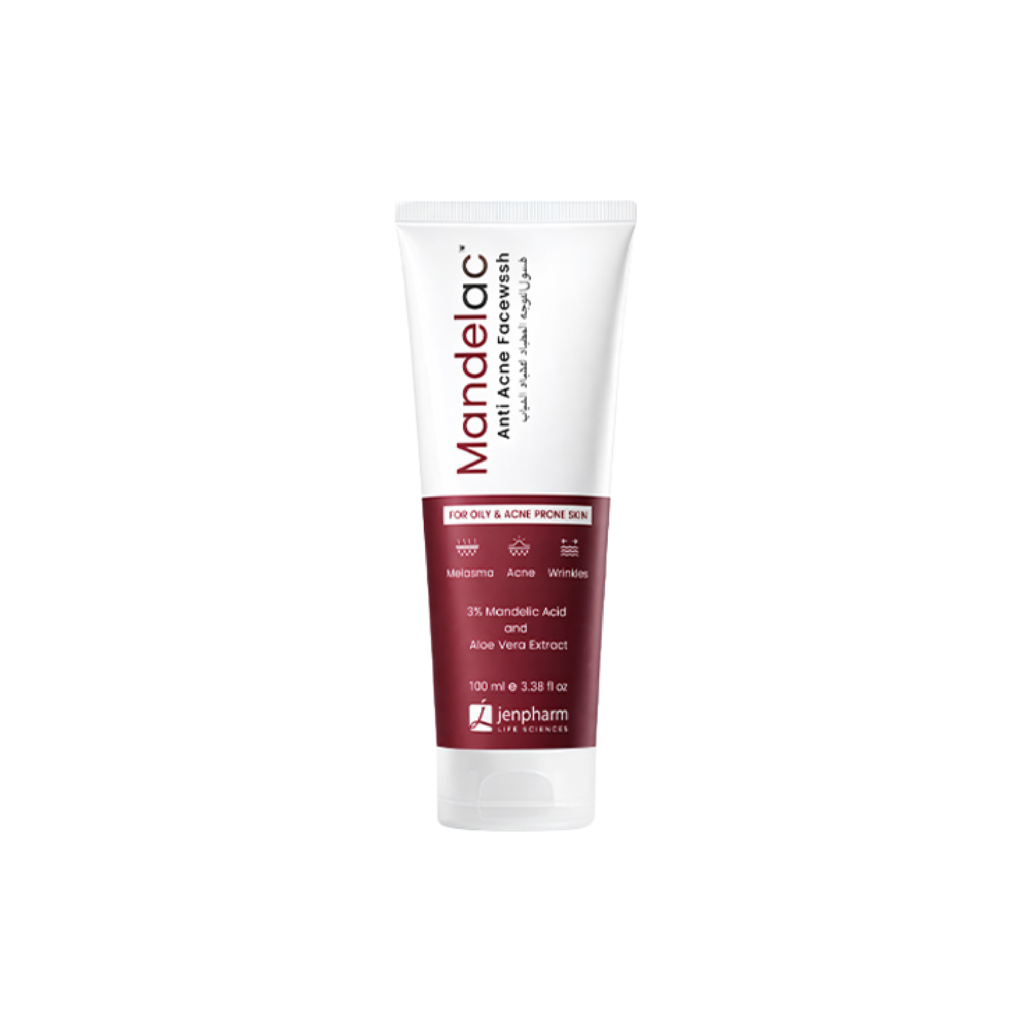 Jenpharm MandelacAC Anti Acne Face Wash For Oily Acne & Prone Skin 100ml