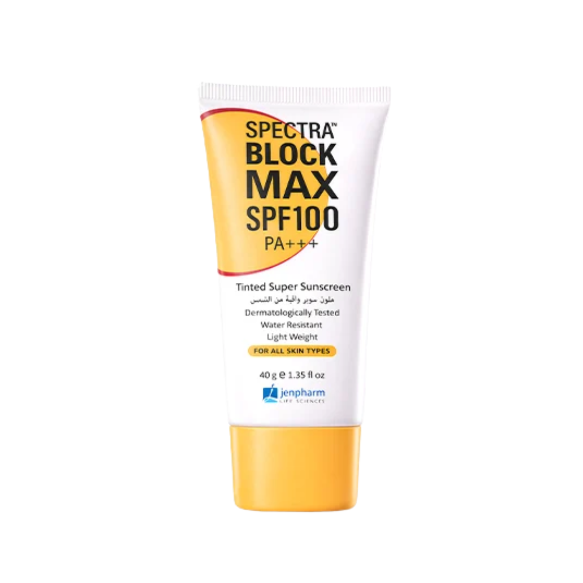 Jenpharm Max Spectra Block Tinted Super Sunblock Cream SPF100 PA+++ 40gm
