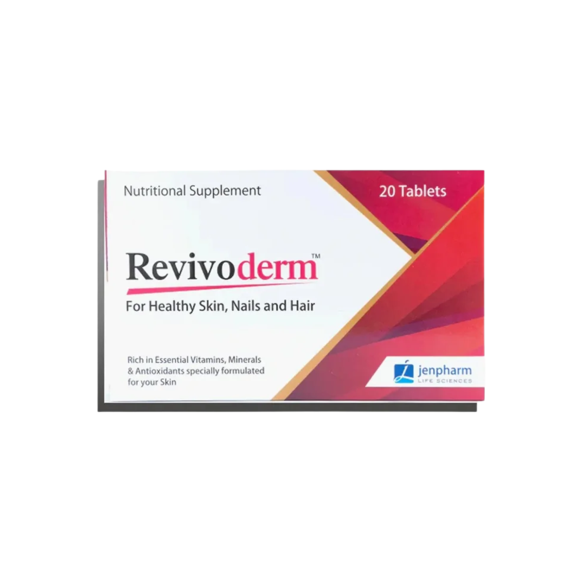 Jenpharm Revivoderm Nutritional Supplement 20 Tablets