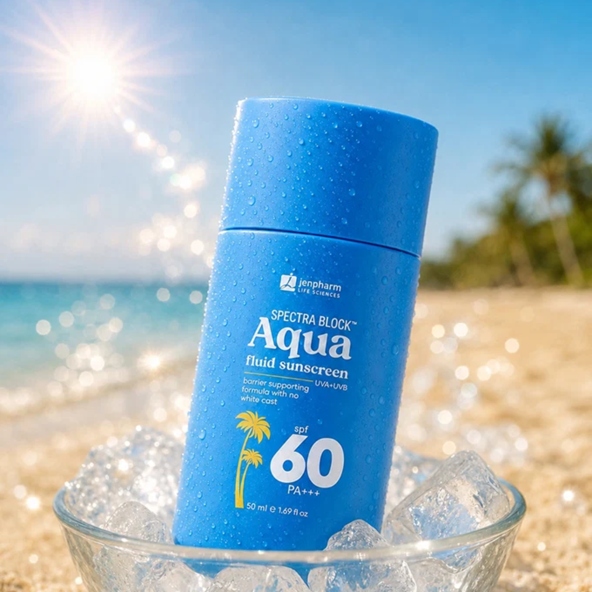 Jenpharm Spectra Block Aqua Fluid Sunscreen SPF 60 PA+++