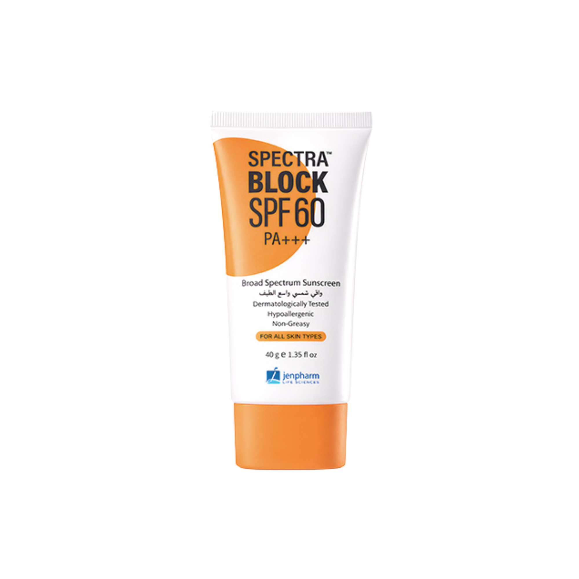 Jenpharm Spectra Block Broad Spectrum Sunblock Cream SPF60 PA++ 40gm