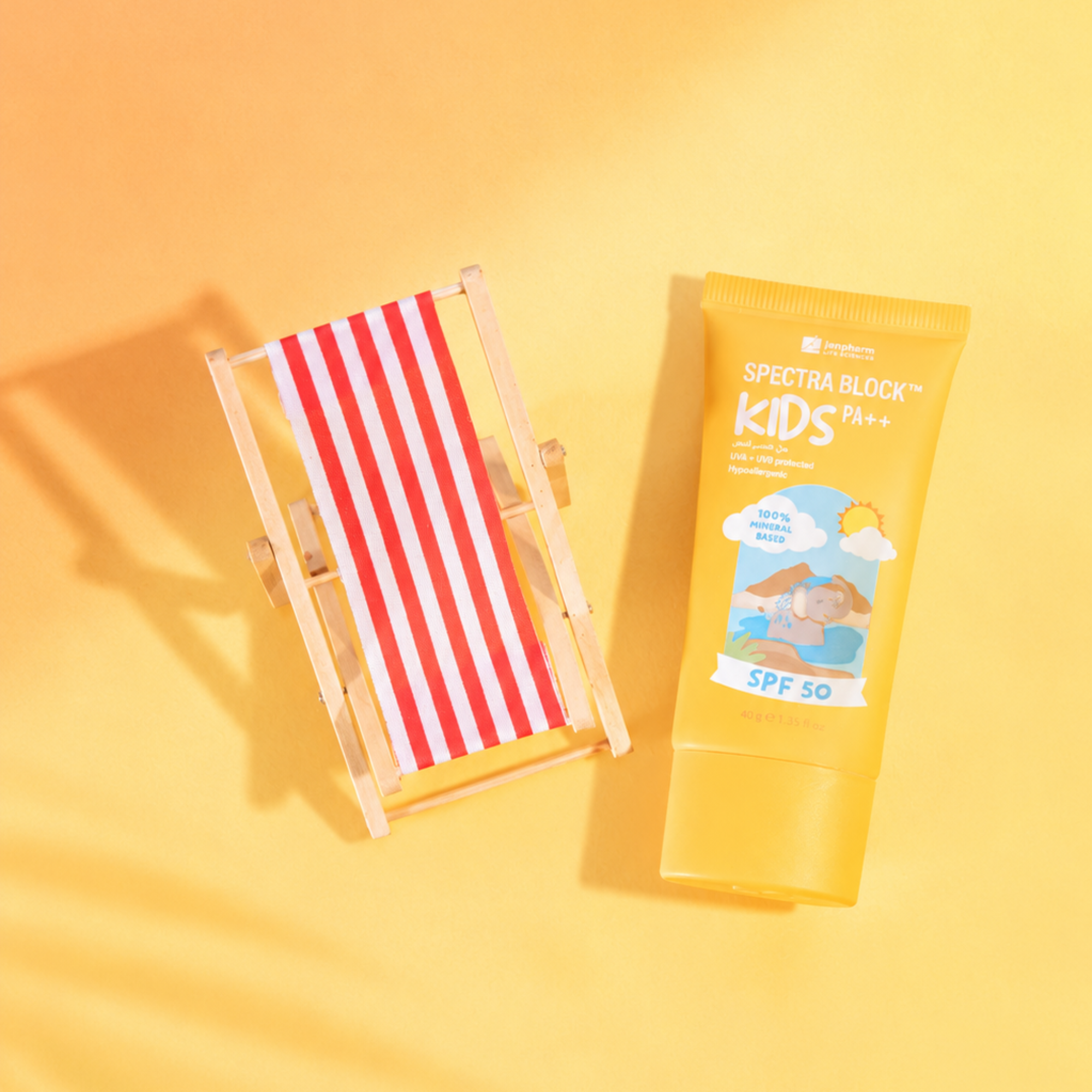 Jenpharm Spectra Block Kids Sunscreen SPF50 PA++ 40gm